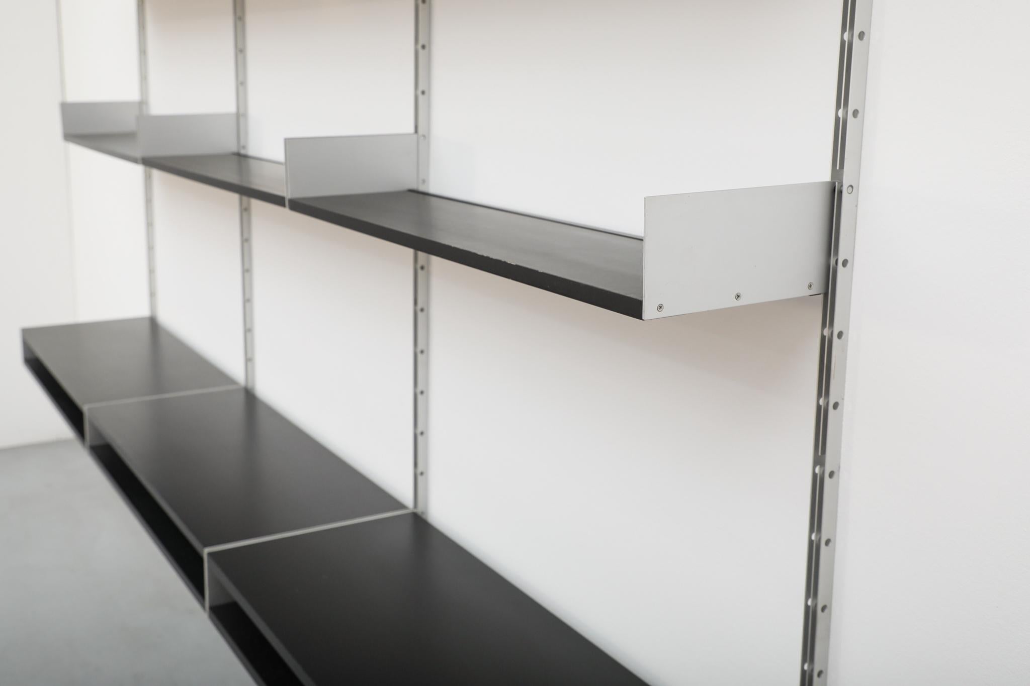 Estantería de pared 606 Dieter Rams para Vitsoe en negro en venta 11
