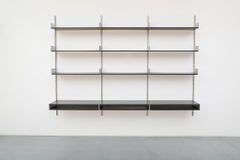 Estantería de pared 606 Dieter Rams para Vitsoe en negro