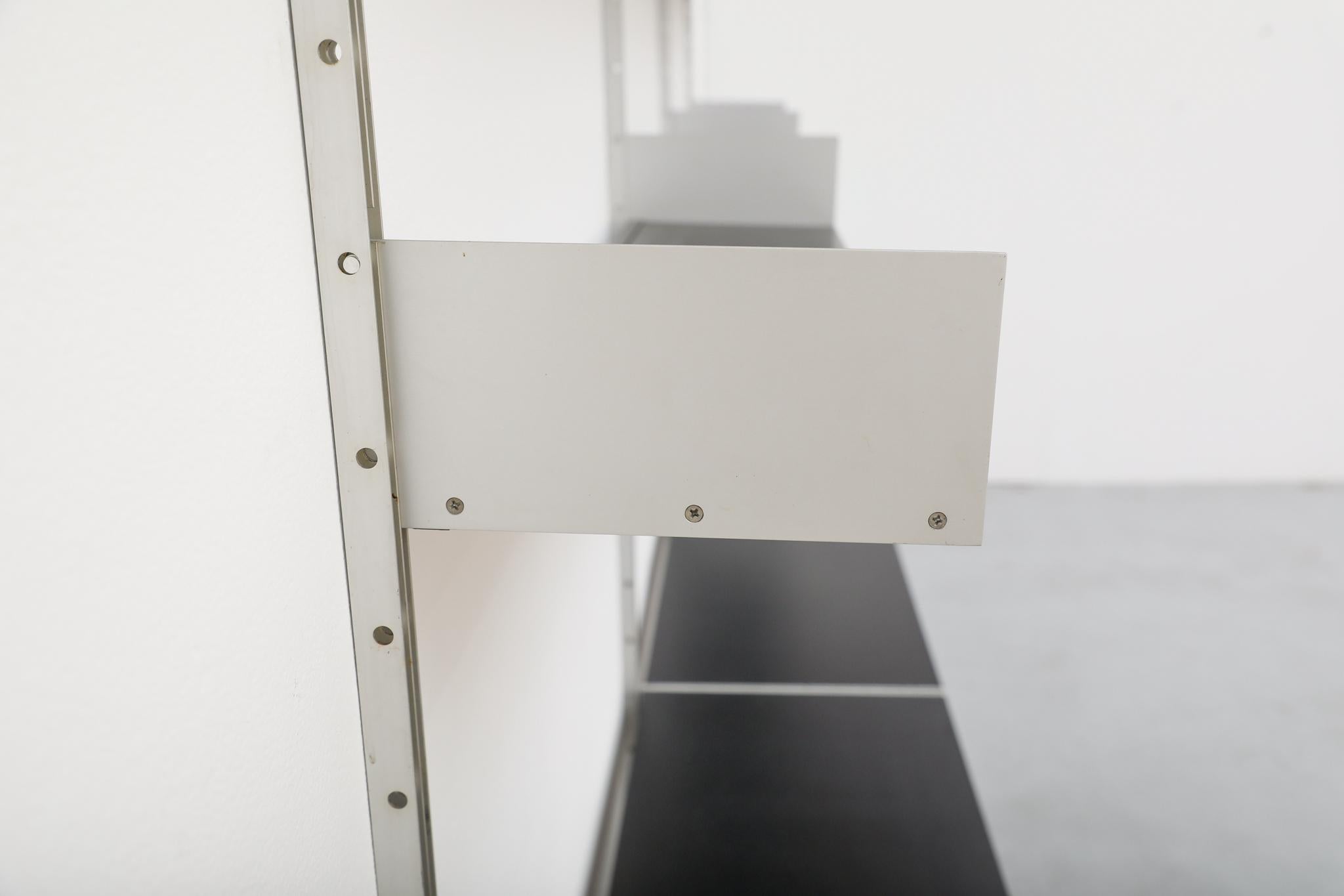 Estantería de pared 606 Dieter Rams para Vitsoe en negro en venta 2