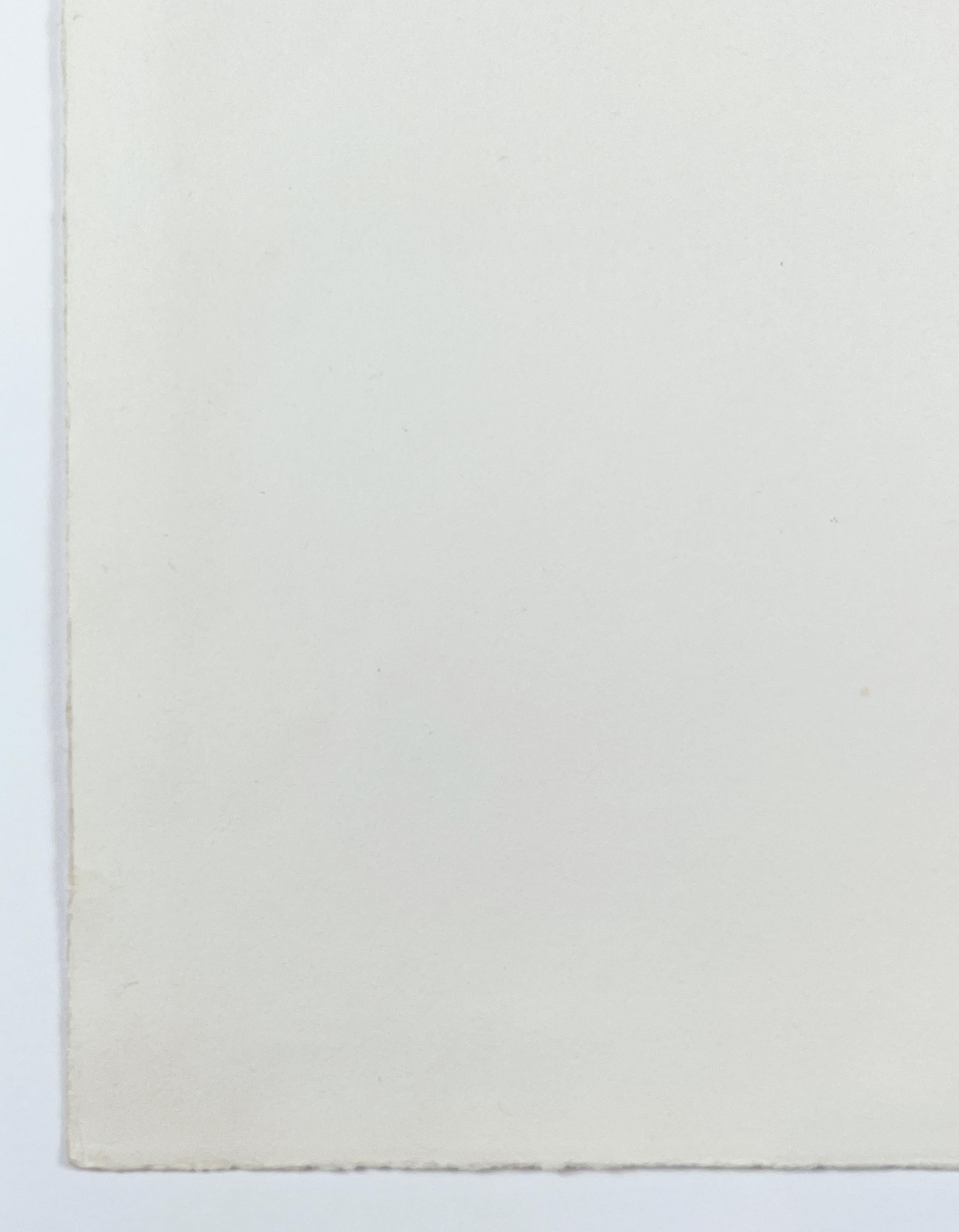 A feminine thought Dieter Roth portfolio abstract geometric black white etching For Sale 8