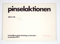 Vintage Pinselaktion // Brushaction // 30 prints and two text pages // signed by Roth