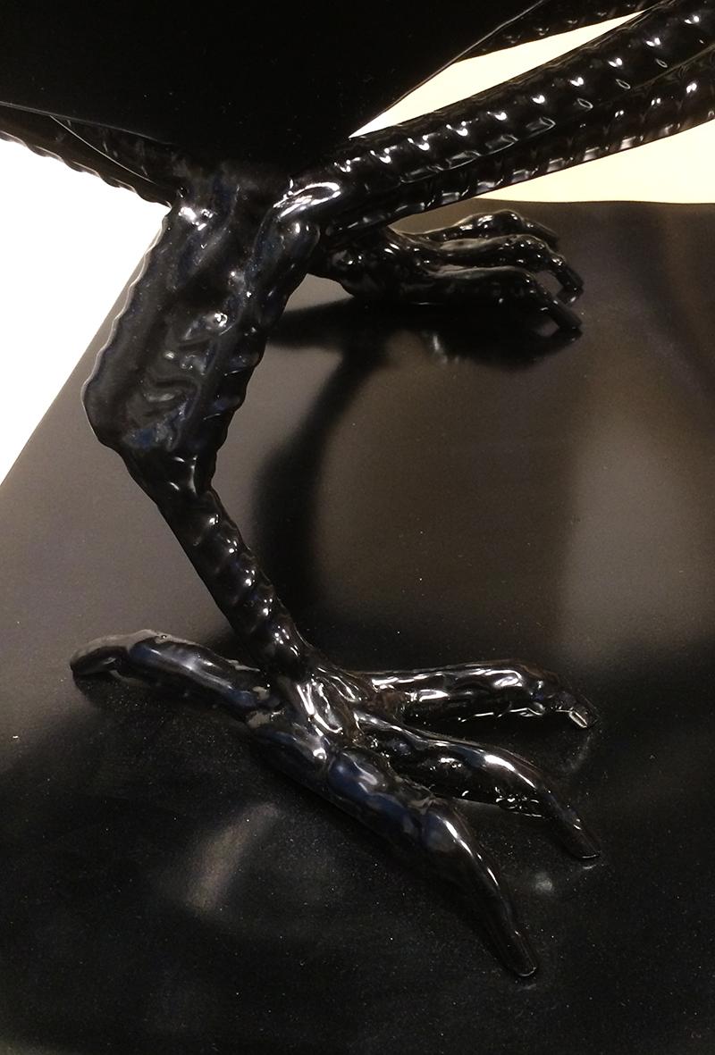 Original mixed media sculpture by Dieter Schlatter  BLACK VELVET For Sale 4