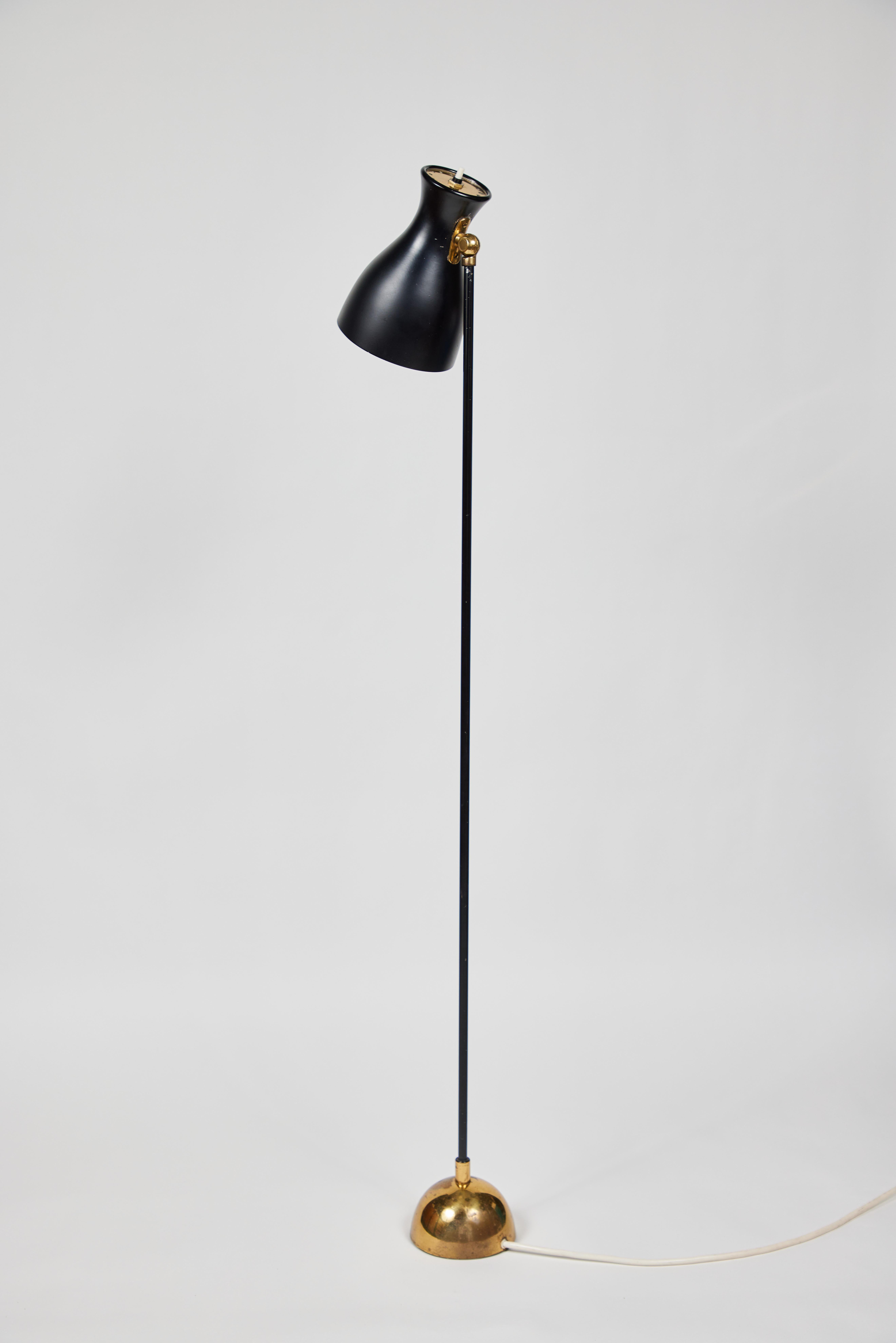 Dieter Schulz Model No. 57/4 16 Floor Lamp for Wohnbedarf AG Schweiz, 1957 2