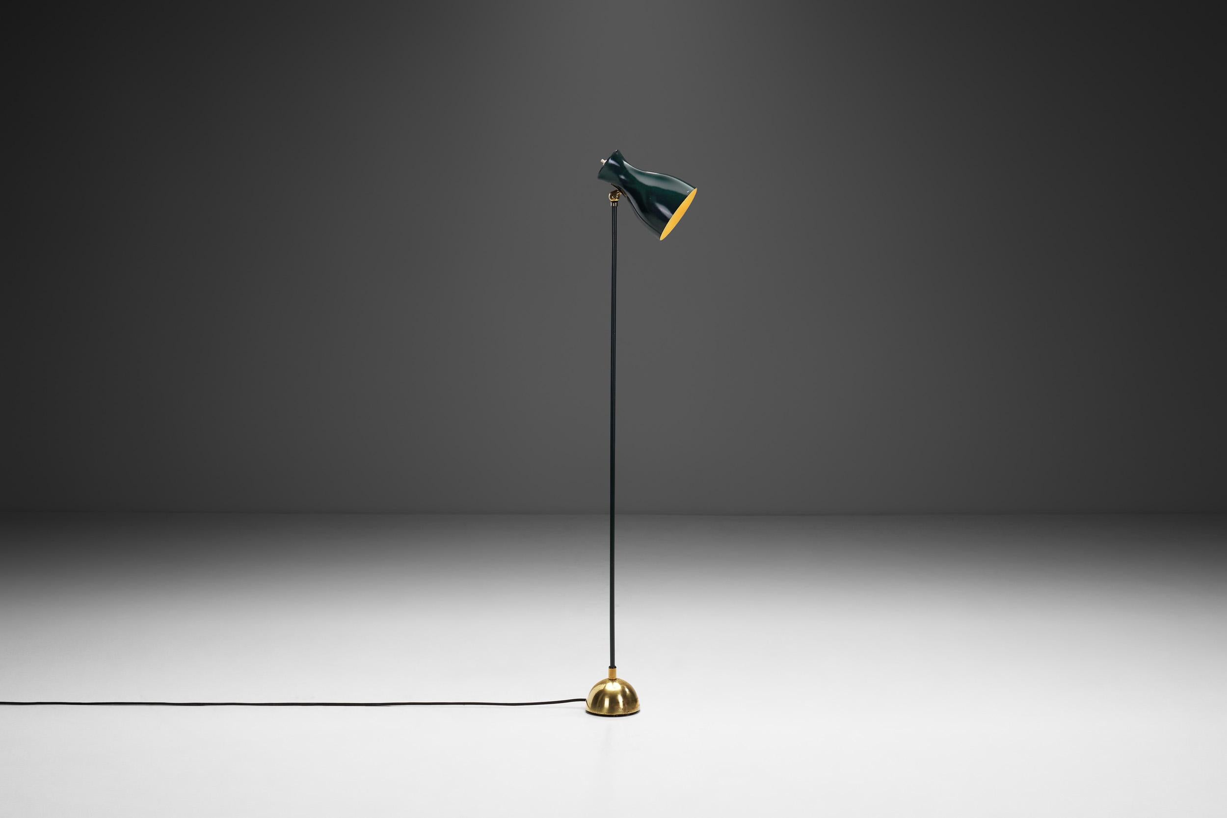 Mid-20th Century Dieter Schulz Minimalist Floor lamp Model 