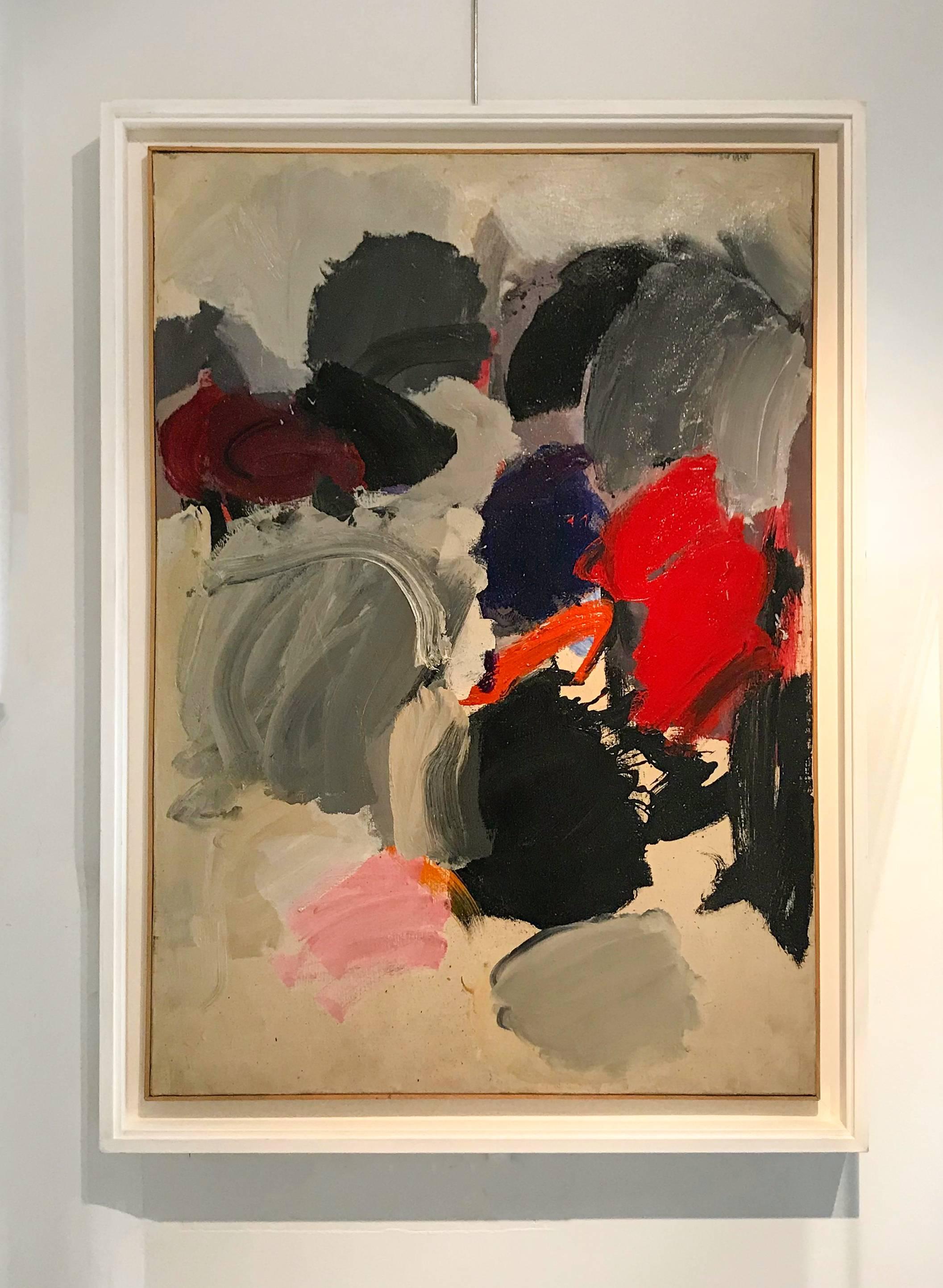 Dieter Wallert (1935-1988) Cloud Spaces n. II, 1961, oil on canvas, signed dated and titled on the verse.

SIZE: cm. 100 x 70 x 2
SIZE WITH FRAME: cm. 110 x 80 x 5.5

Exhibitions: 
Galleria Pater, solo exhibition introduced by E. Tadini, Milan,