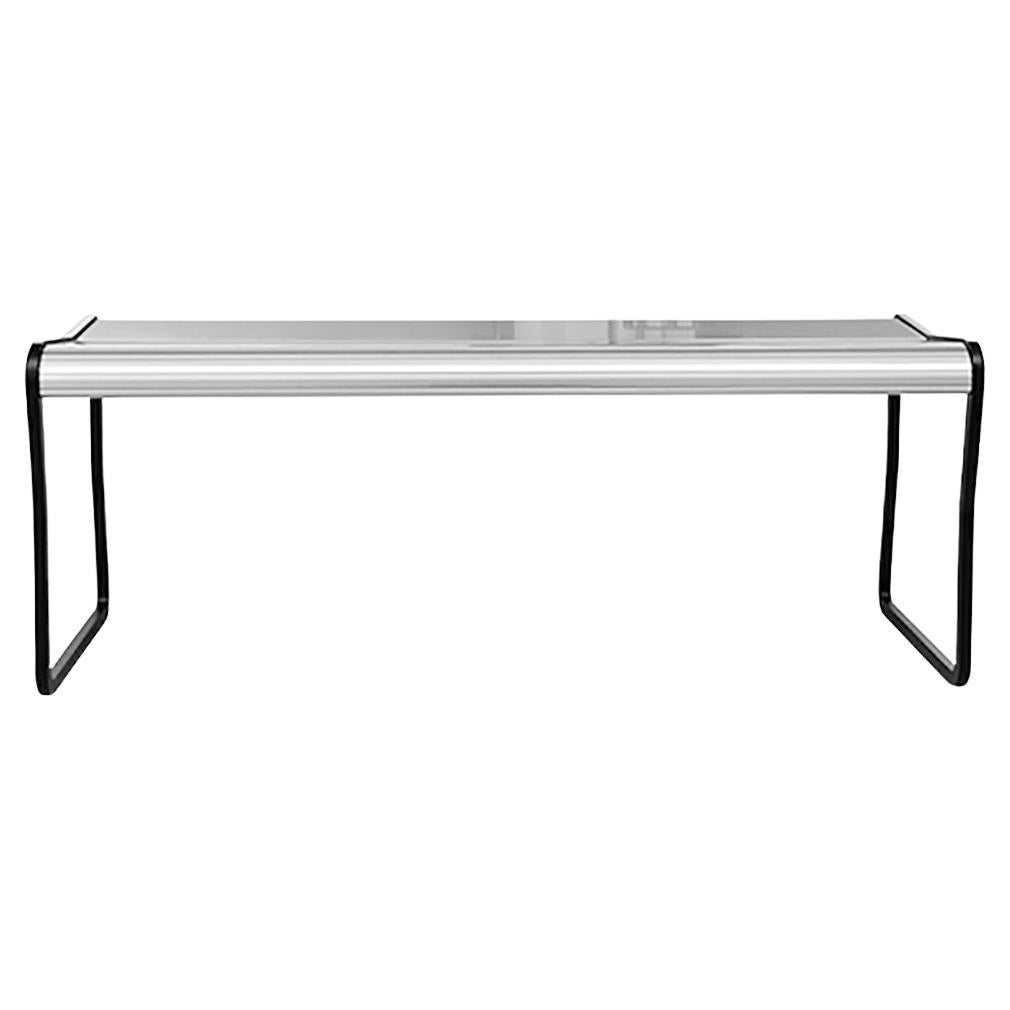 Dietiker Ery 2-Seat Aluminum Bench, Indoor / Outdoor, Designed by Andreas Saxer For Sale