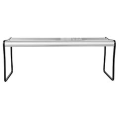 Dietiker Ery 2-Seat Aluminum Bench, Indoor / Outdoor, Designed by Andreas Saxer