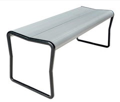 Panchina Dietiker Ery a 3 posti in alluminio, per interni/esterni, disegnata da Andreas Saxer