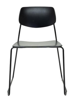 Dietiker Felber C14 Sled Modern Dining Chair, Modular Design, Set of 2