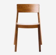 Dietiker Ono Swiss Dining Chair, Design by This Weber, in Walnut, in Stock