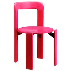 Dietiker Rey Junior Chair, Mid-Century Modern, Beech Wood, Designed by Bruno Rey