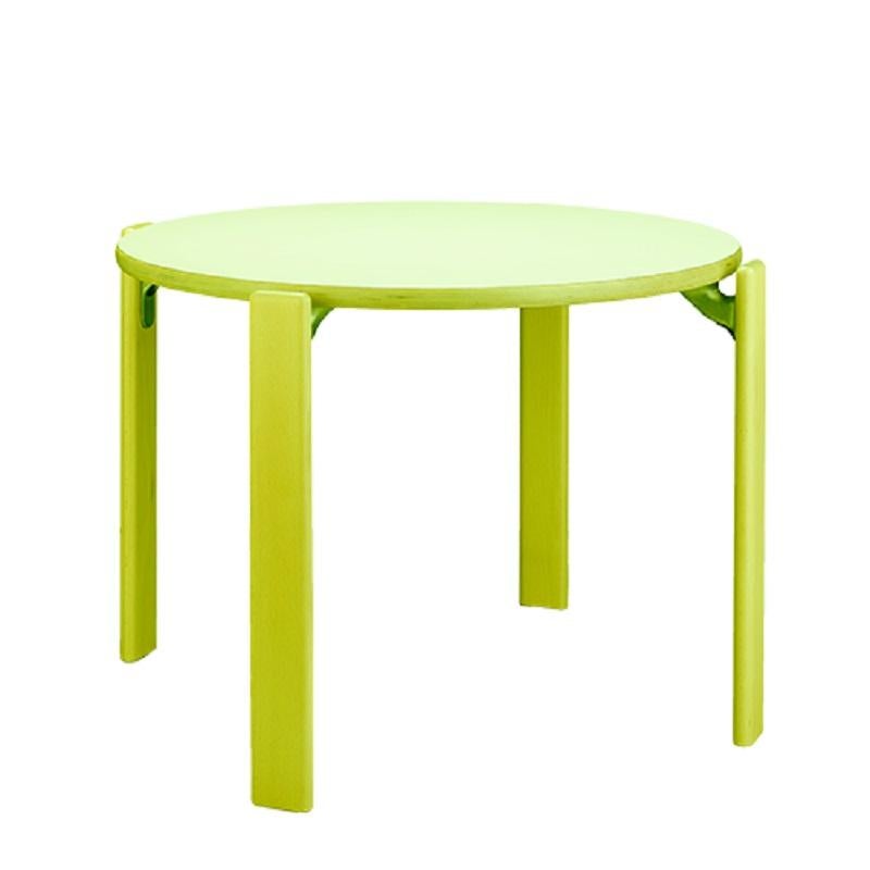 Mid-Century Modern Ensemble Dietiker Rey Junior, table et chaises pour enfants en vert, conçu par Bruno Rey en vente