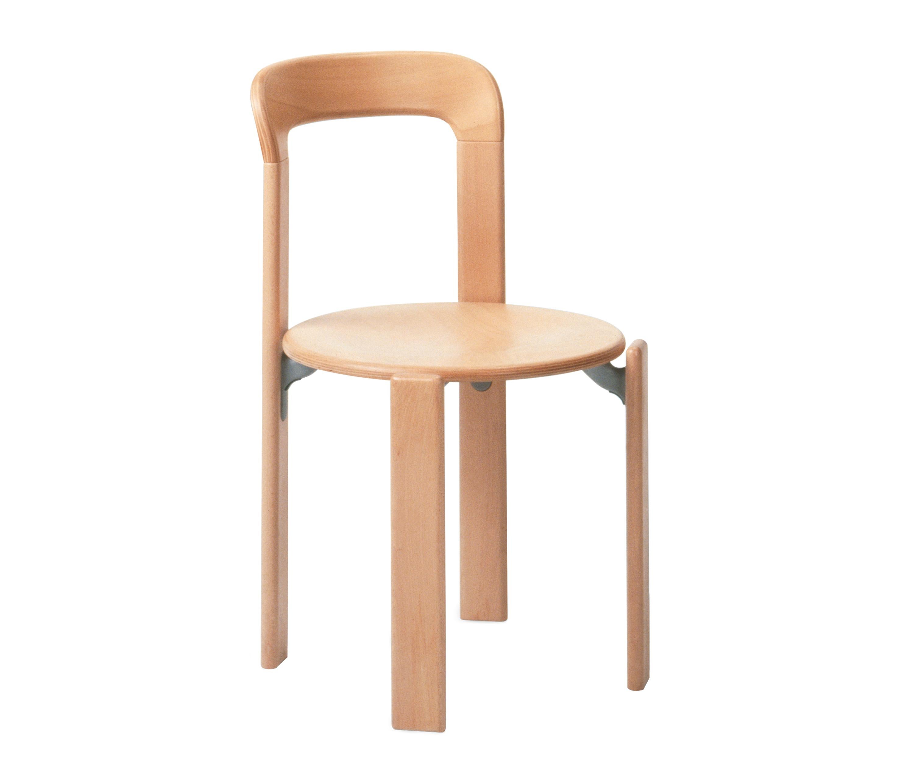 Contemporary Dietiker Rey, Mid-Century Modern Swiss Dining chair Designed by Bruno Rey, 1971