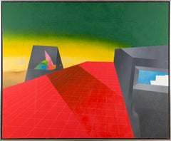 Landschaft mit drehbehindertem Windrad