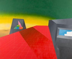 Paesaggio con vento a picco sul mare