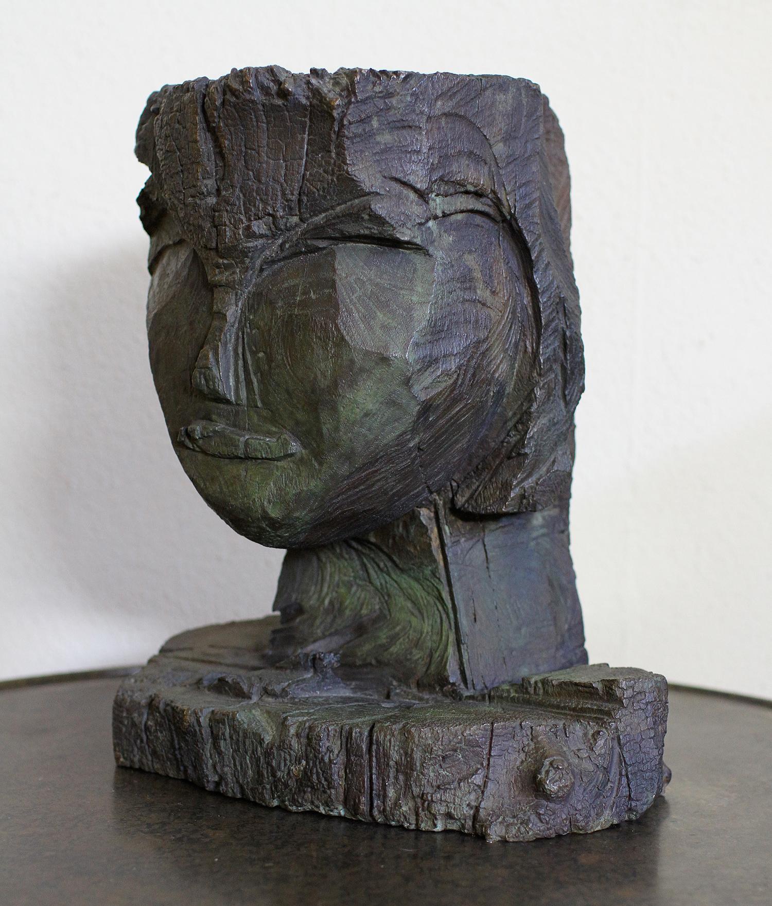 Dietrich Klinge Bronze Head In Excellent Condition In Encino, CA