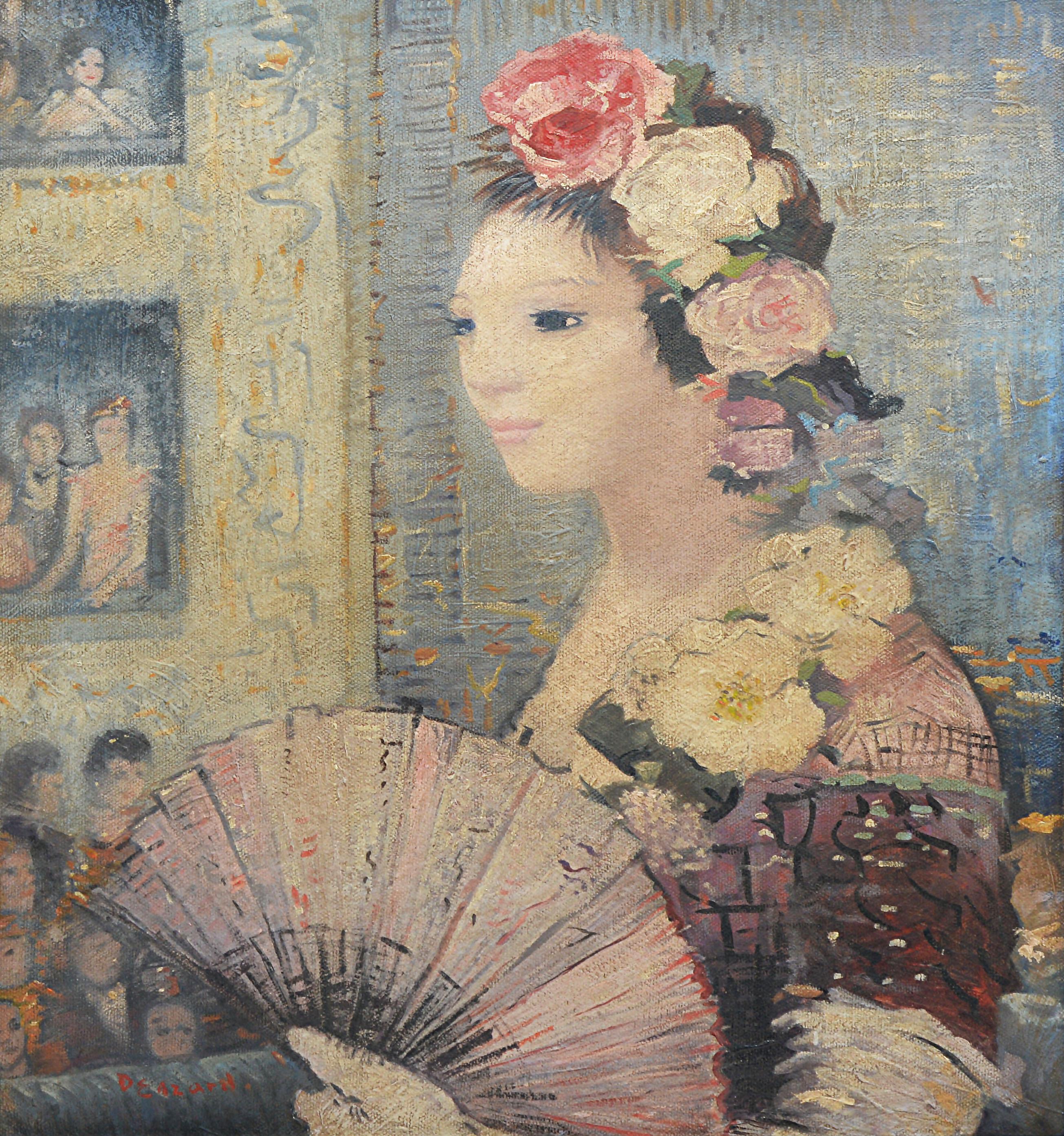 woman at the opera painting
