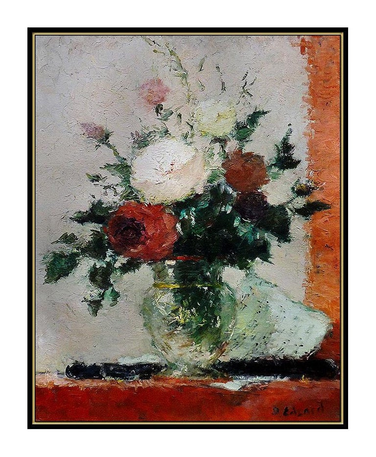 Dietz Edzard - Dietz Edzard Oil PAINTING On Canvas Hand Signed Original ...