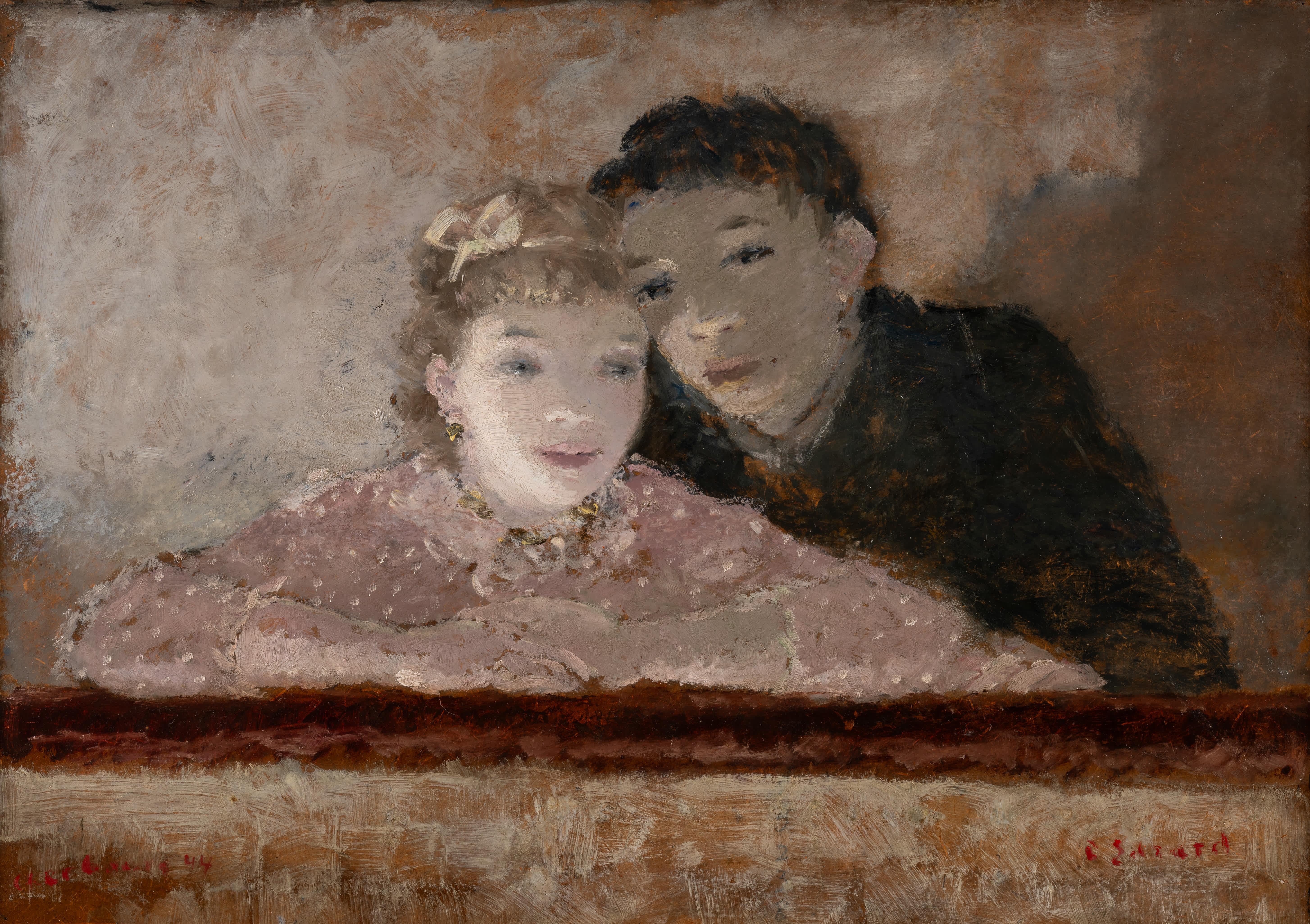 Les Enfants Du Paradis - Painting Espressionista di Dietz Edzard