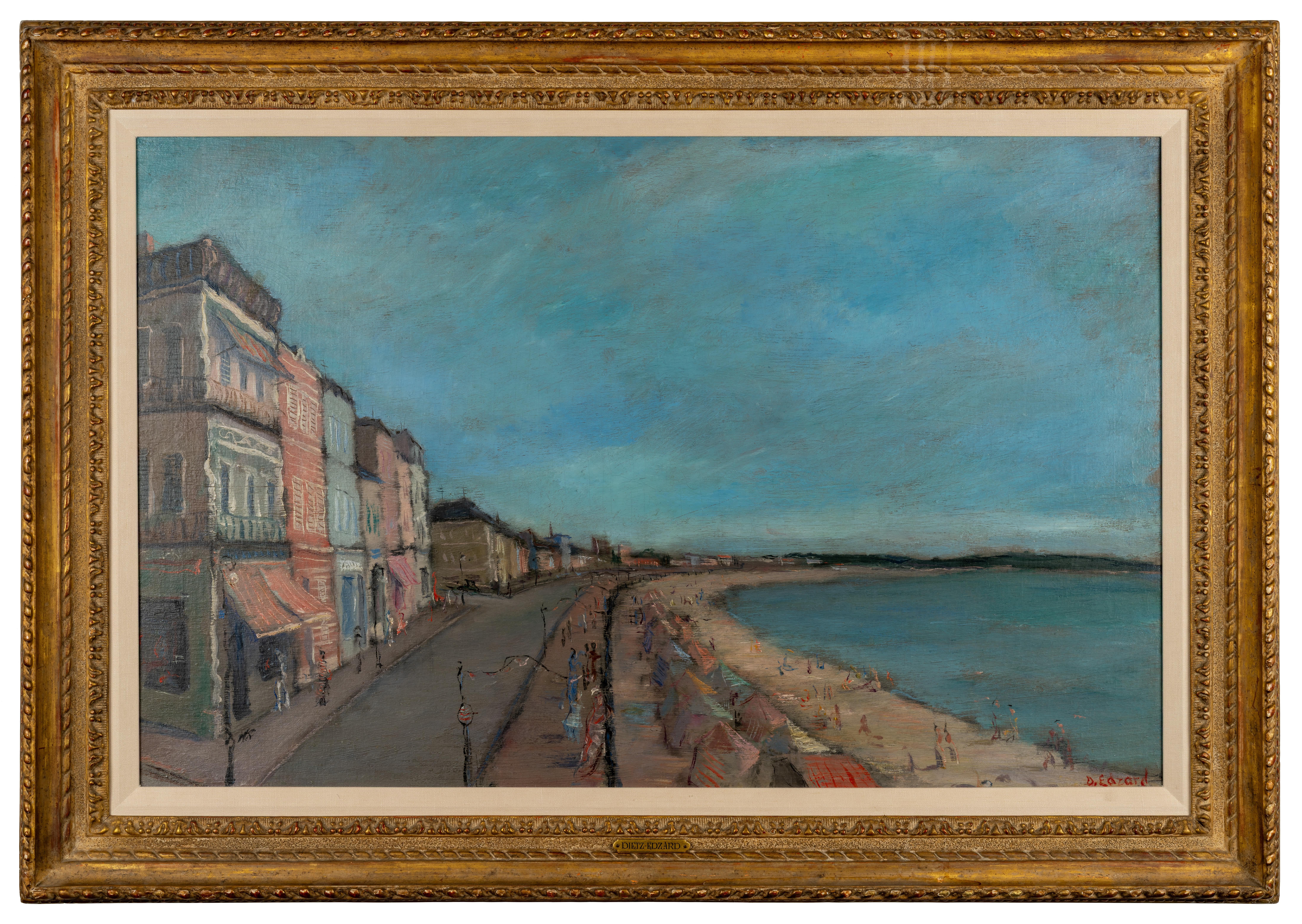 Dietz Edzard Landscape Painting - Nice, French Rivera