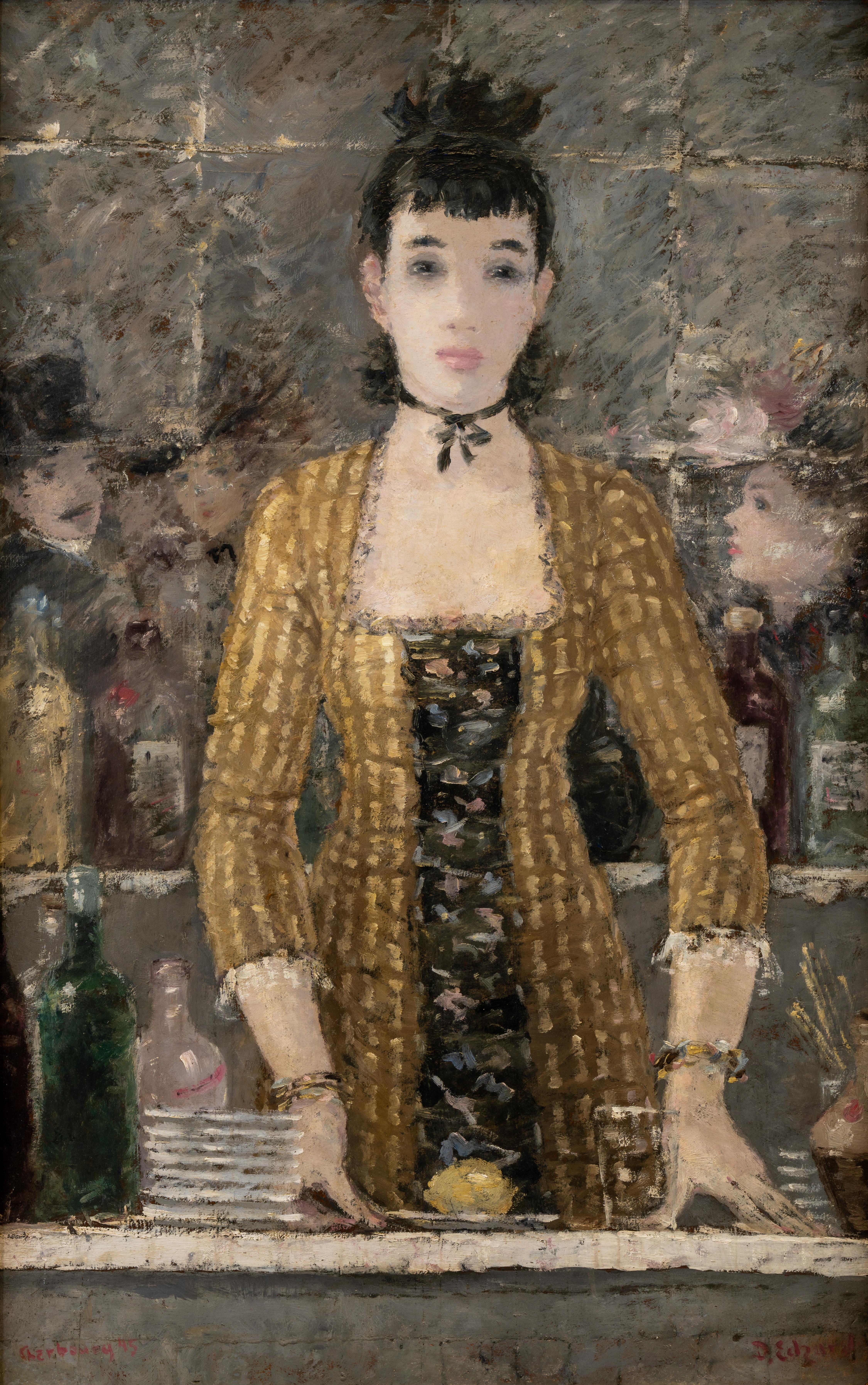 El bar - Painting de Dietz Edzard