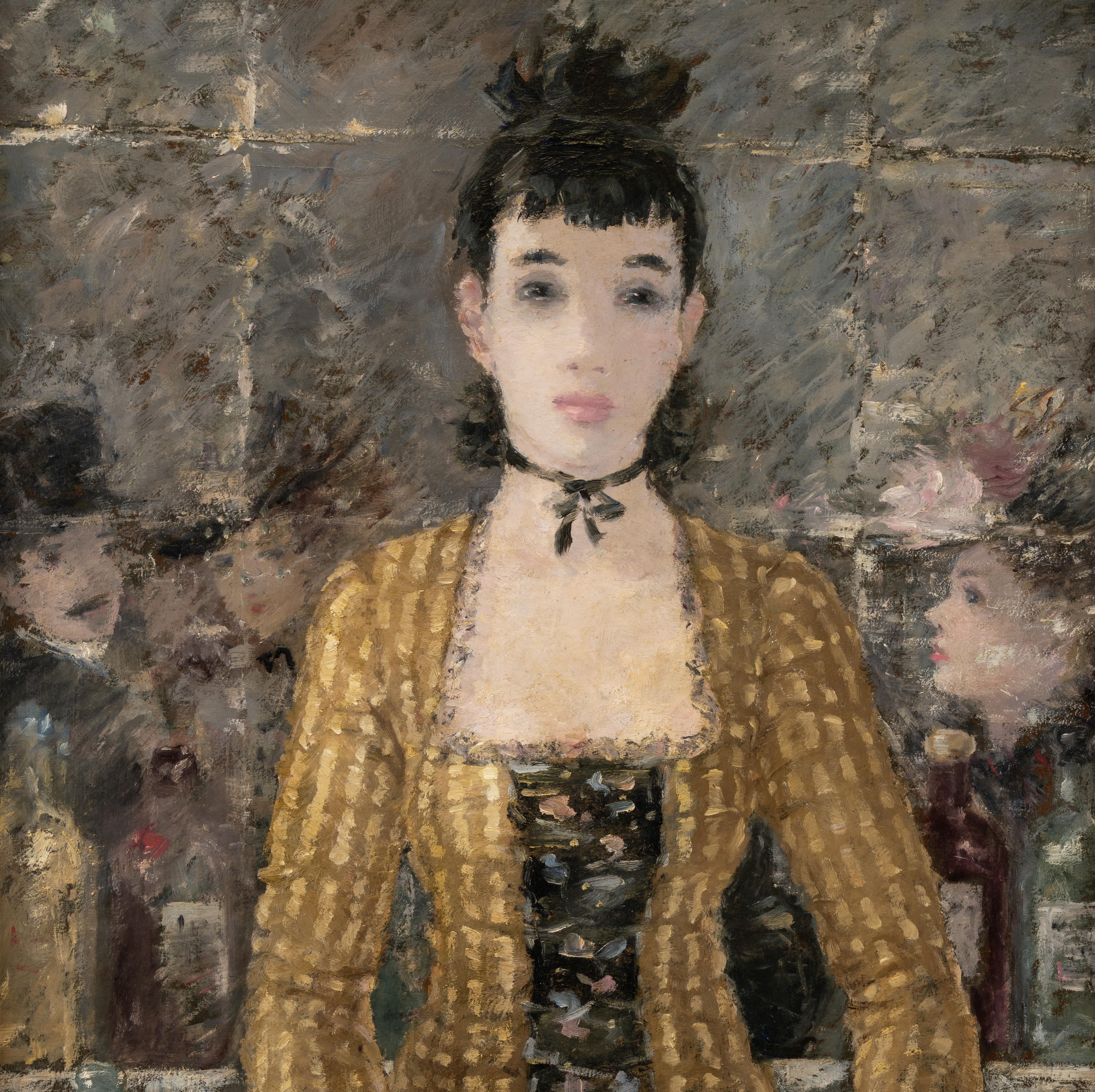 El bar - Painting Impresionista de Dietz Edzard