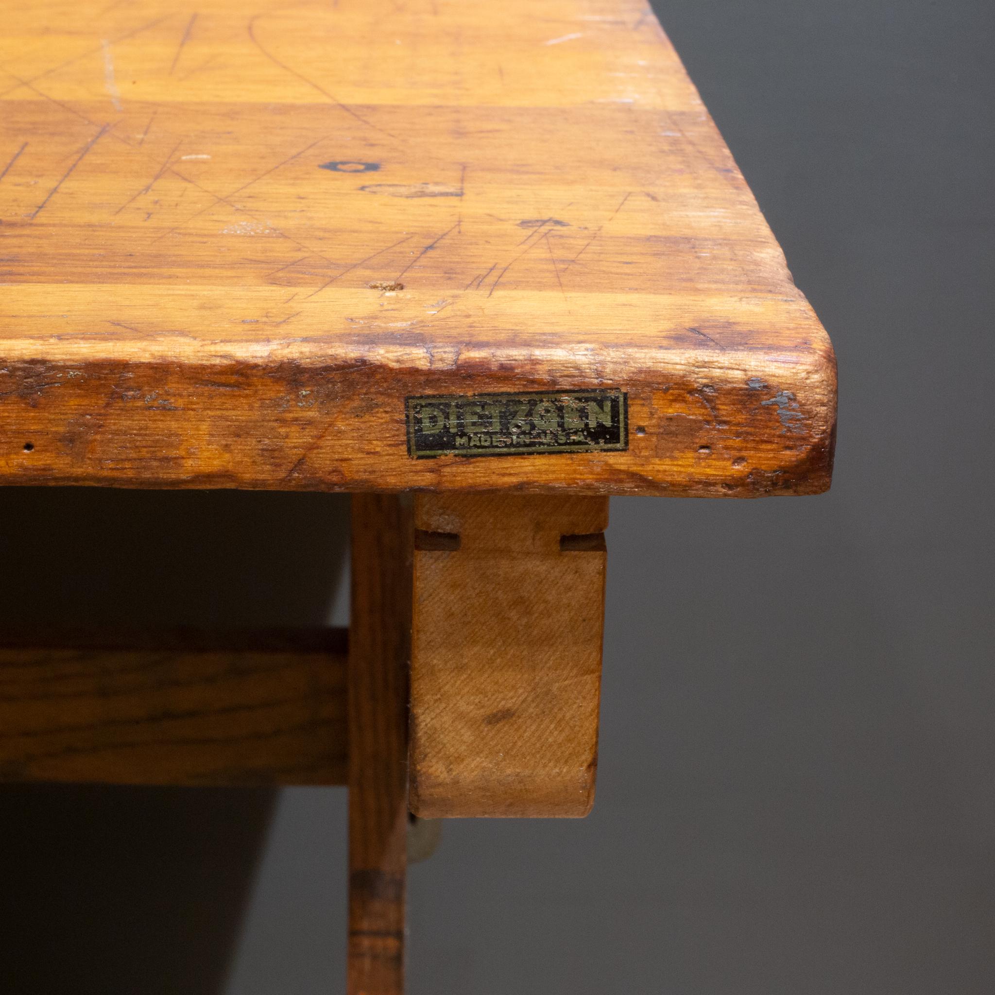 Dietzgen Drafting Table/Dining Table/Desk, c.1930 3
