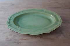 Dieulefit Provence Green Earthenware Platter
