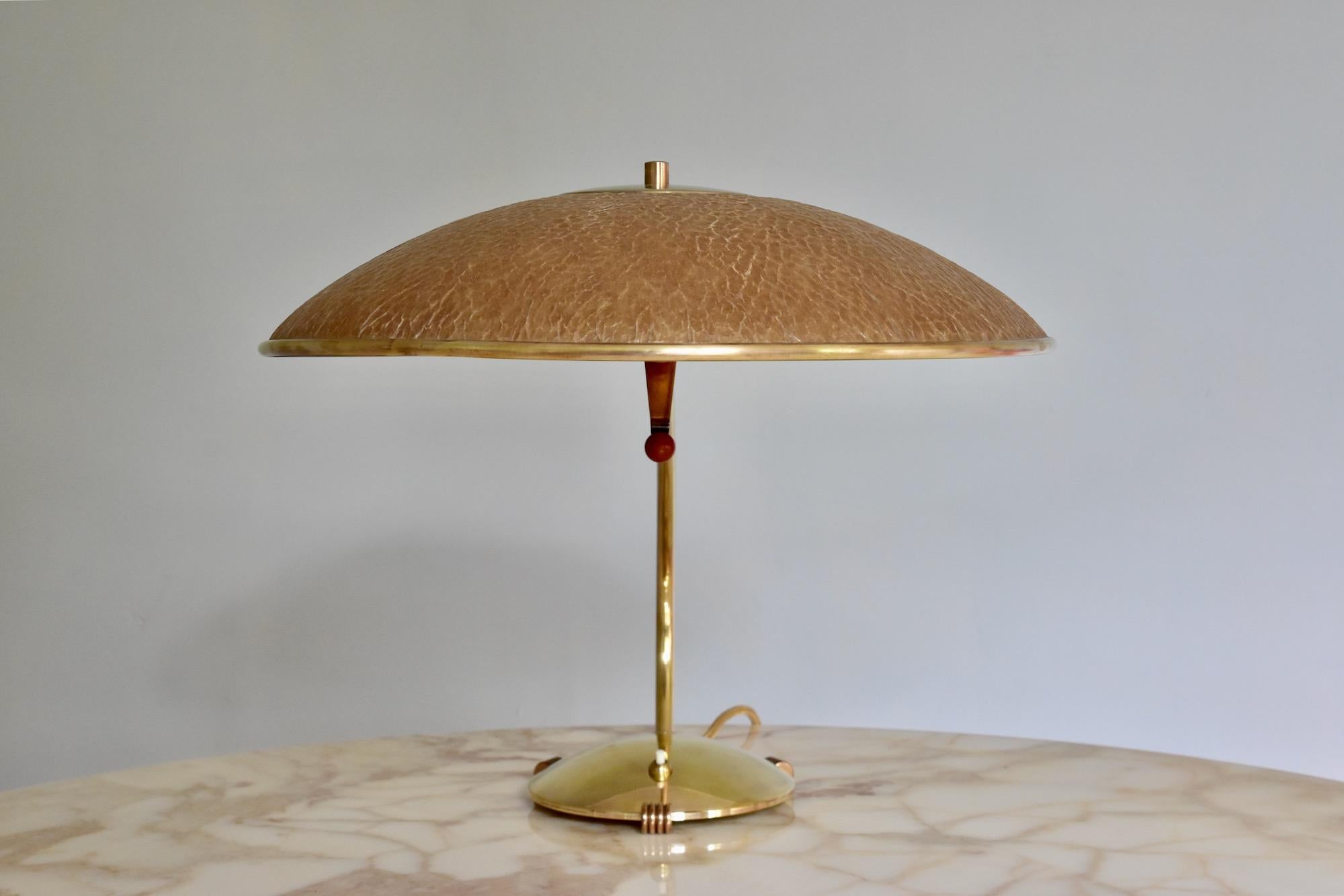 Bauhaus Diffuna Table Lamp 1930's by Schanzenbach & Co Frankfurt, Germany