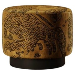 DIG IT Pouf in velluto jacquard