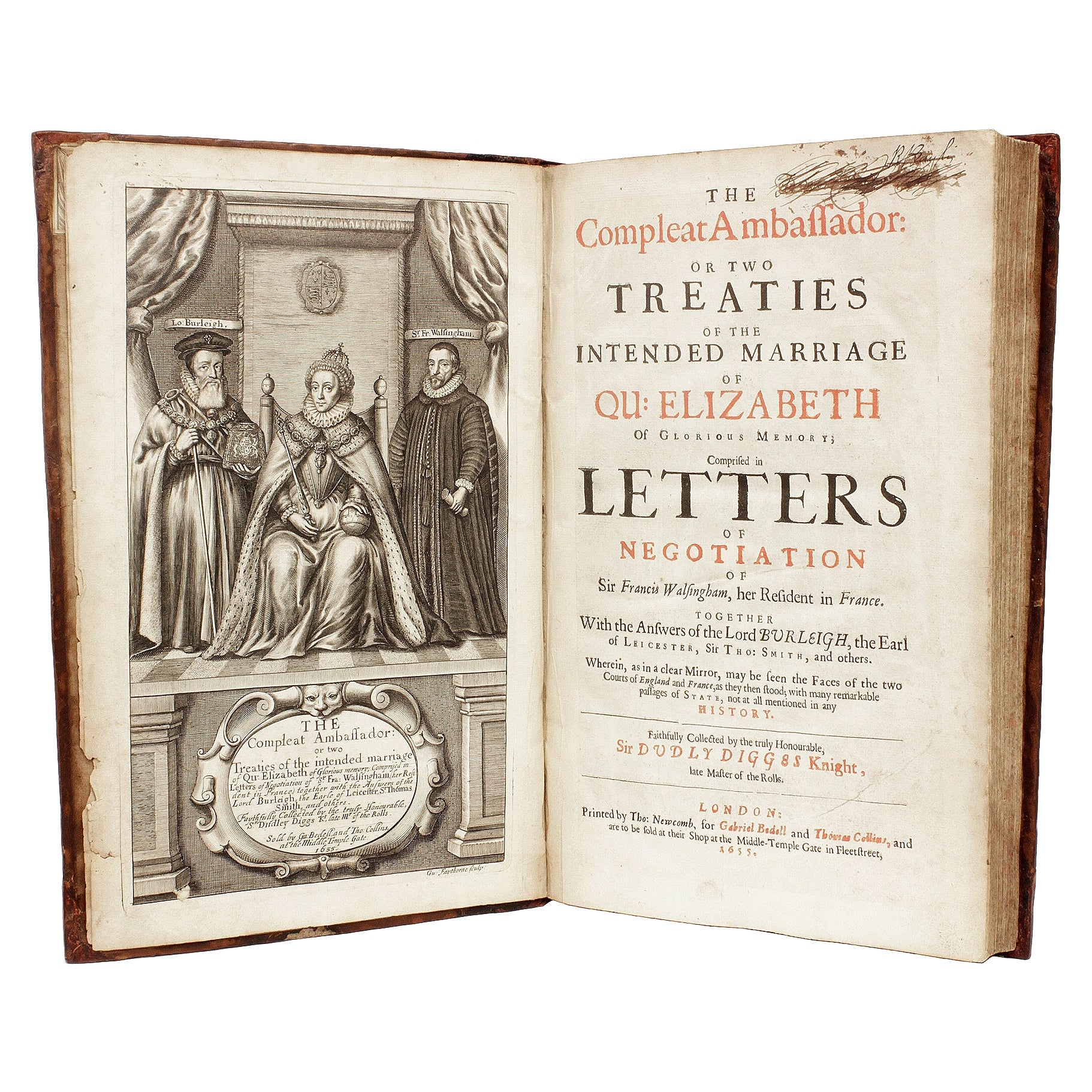 DIGGES, Sir Dudly. L
Ambassadeur complet. 1655 - PREMIÈRE ÉDITION