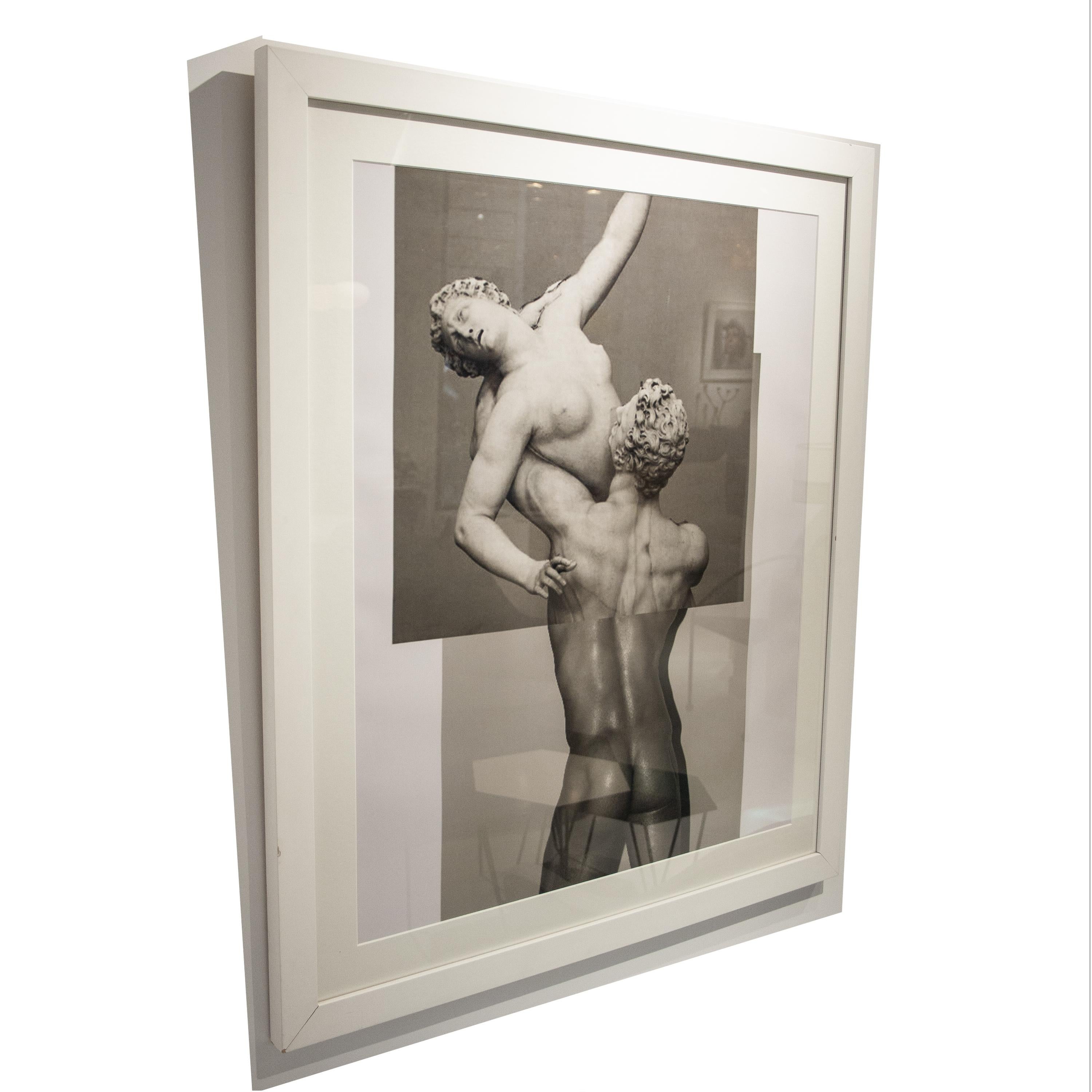 Digital Collage Art by Naro Pinosa, Classic Sculpture Erotic, Spain, 2019 In Good Condition In Madrid, ES