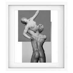 Digitale Collage-Kunst von Naro Pinosa, klassische erotische Skulptur, Spanien, 2019
