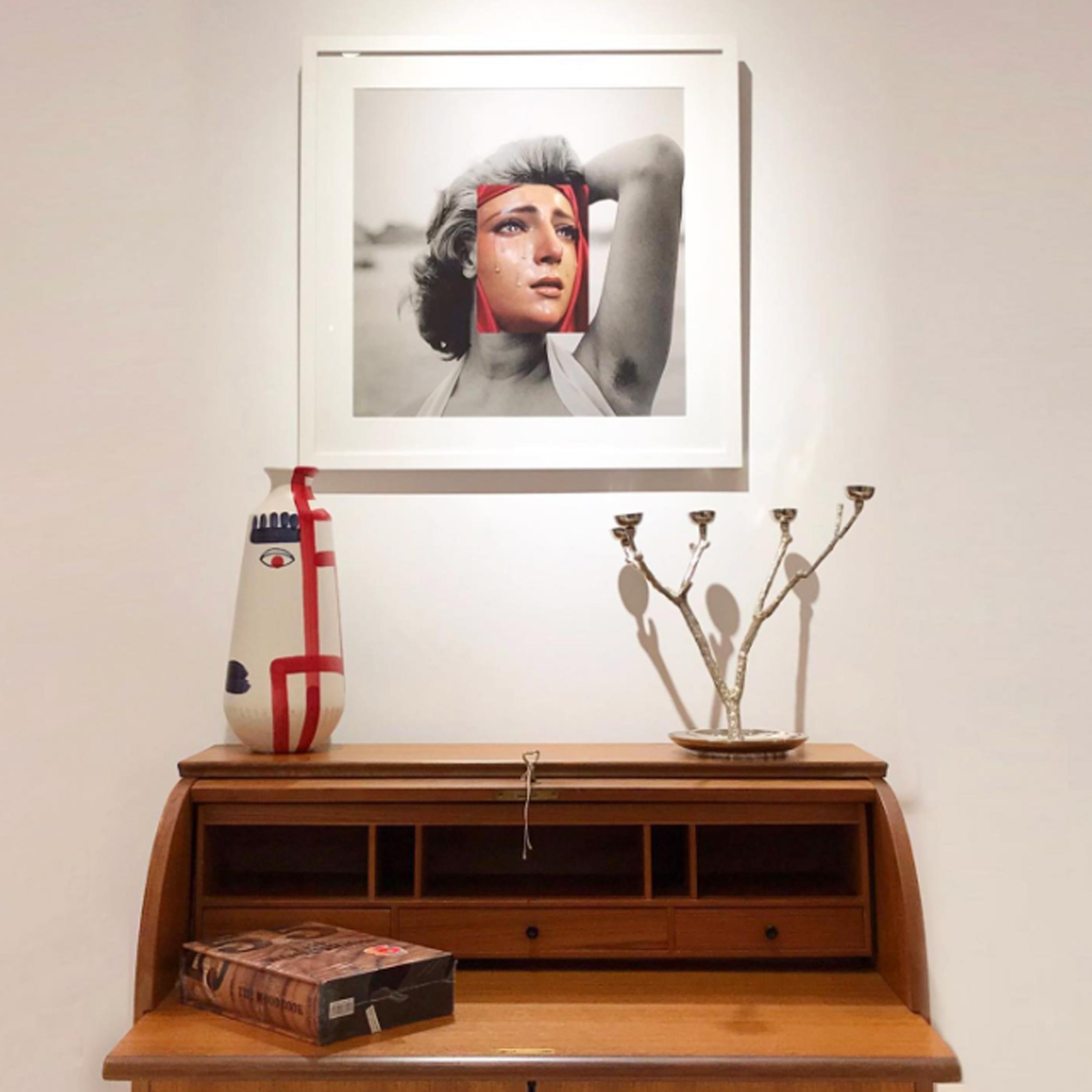 Contemporary Digital Collage Art by Naro Pinosa, Sophia Loren & Virgin Mary, Spain, 2019 For Sale