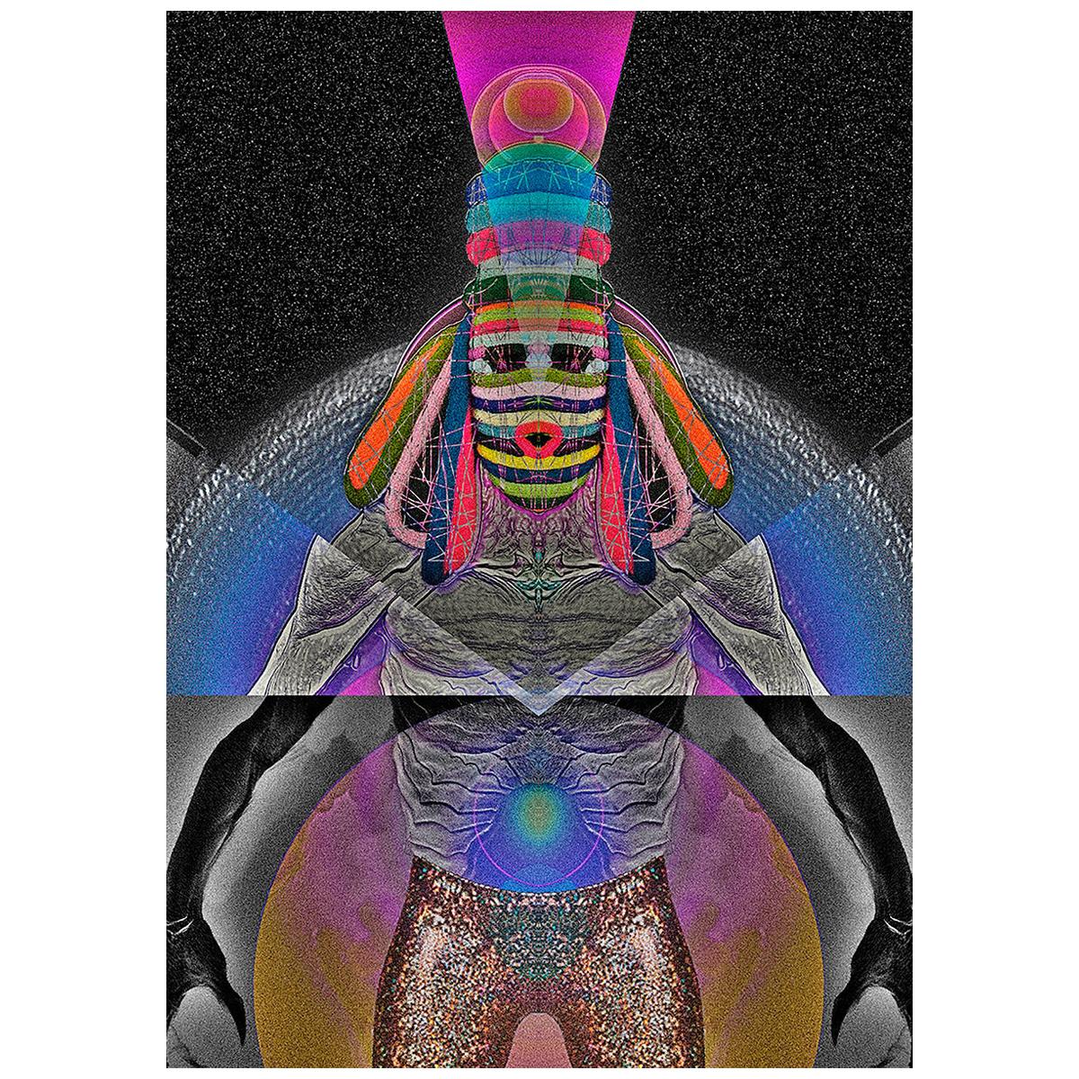 Digital Print, Mask_1 by Tessa Koot For Sale