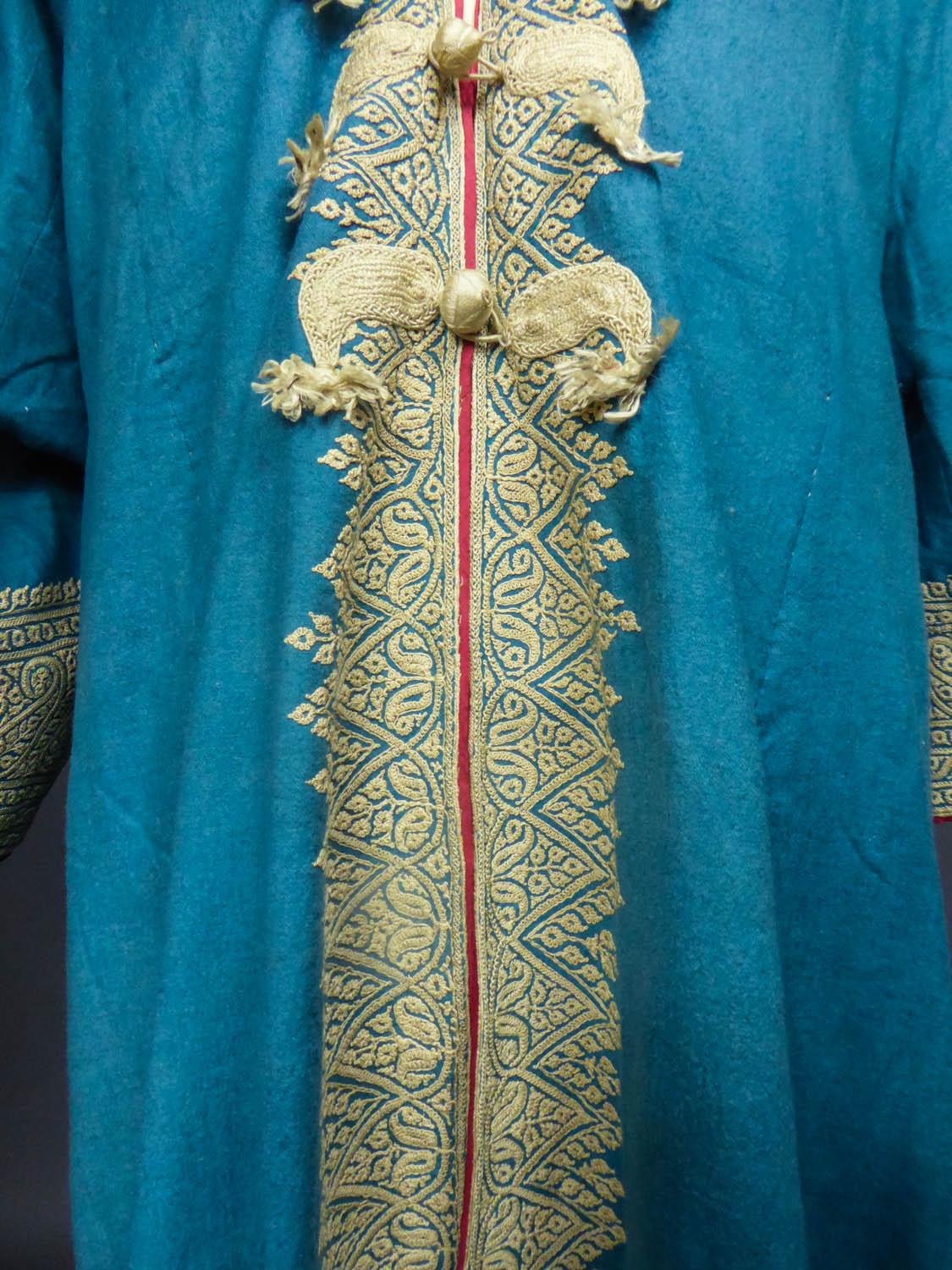 Dignitary coat or Choga - Indes Punjab 19th century In Excellent Condition In Toulon, FR