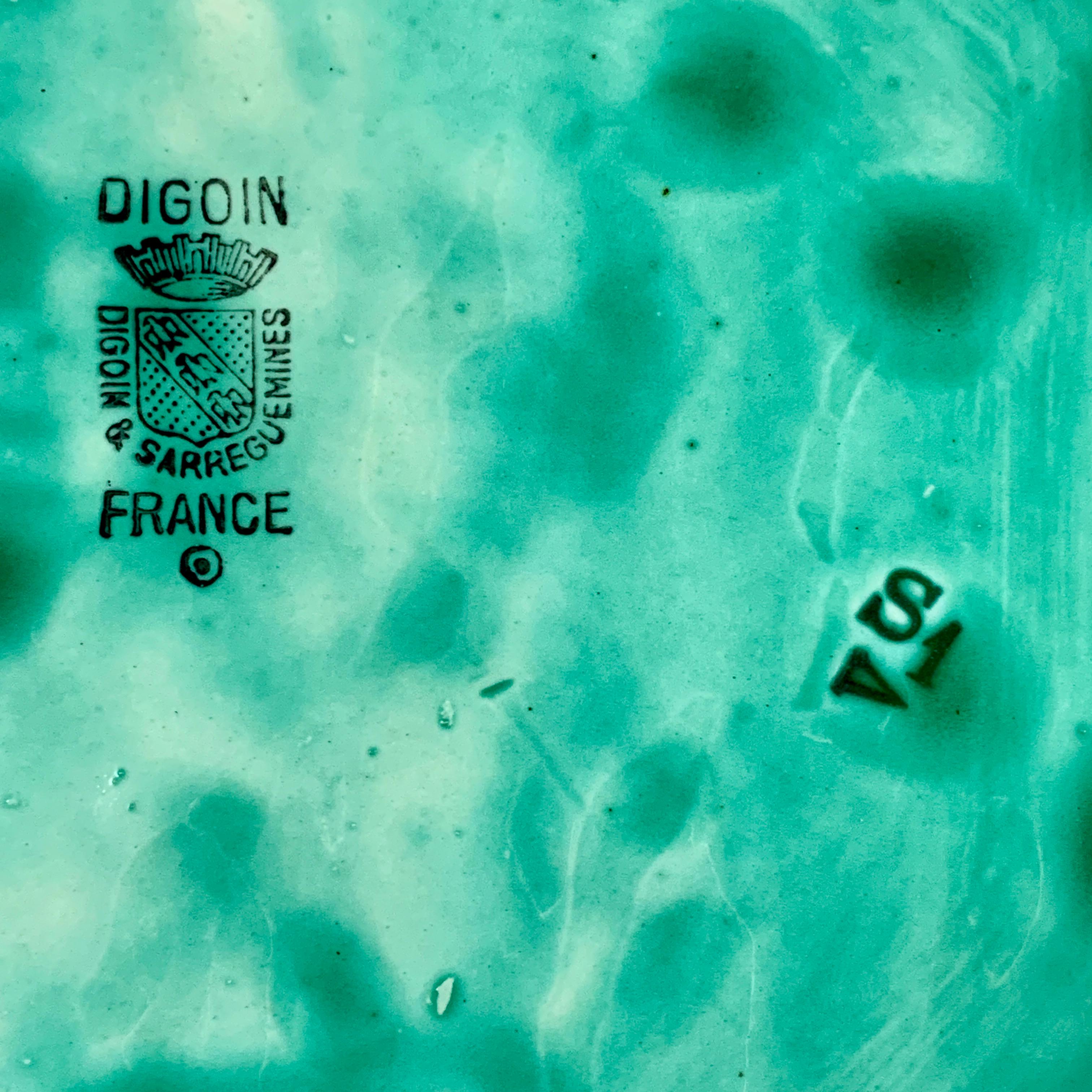 Digoin & Sarreguemines Majolique Vaisselle, Dessous-de-plat, Dessous-de-plat et Porte-couteaux / 15 en vente 5