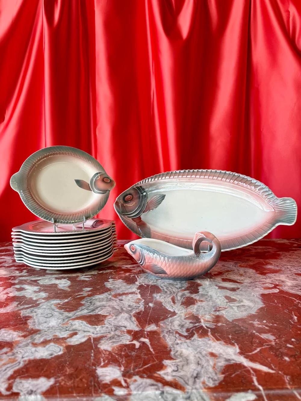 Service à poisson Vintage By, circa 1950s Bon état - En vente à New York, NY