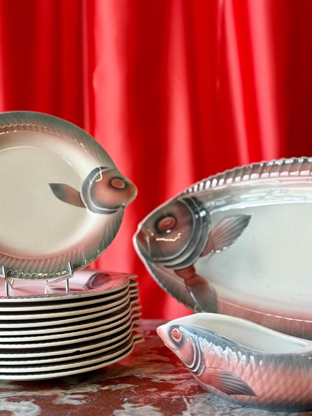 Service à poisson Vintage By, circa 1950s en vente 1