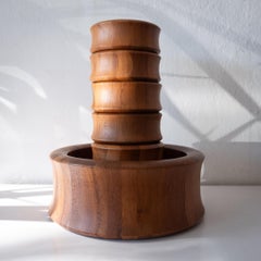 Digsmed Danish Modern Staved Teak Salad Bowl Set