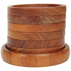 Digsmed Teak Coaster Denmark, 1970s