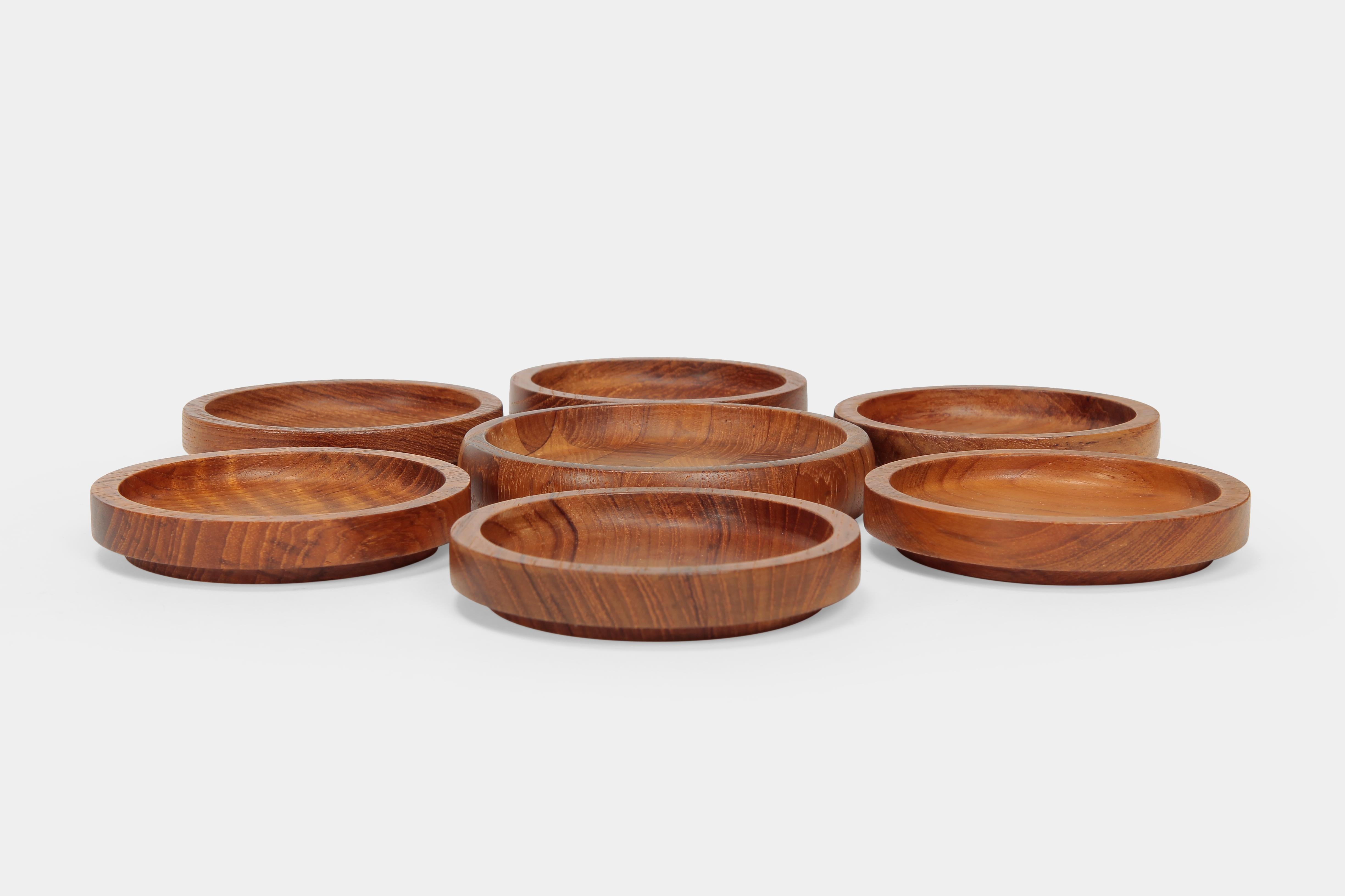 Digsmed Teak Coaster Denmark, 1970s In Good Condition In Basel, CH