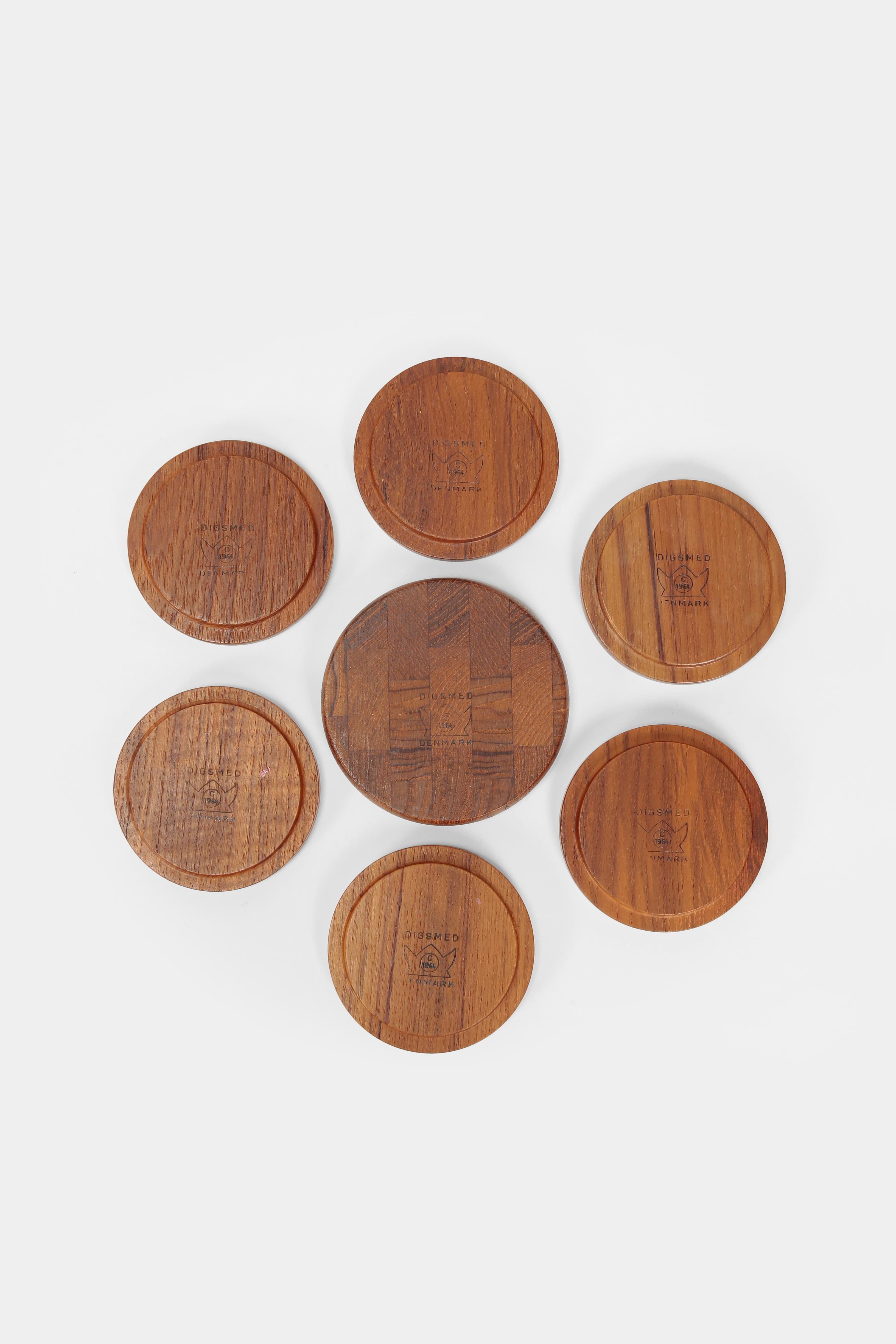 Late 20th Century Digsmed Teak Coaster Denmark, 1970s