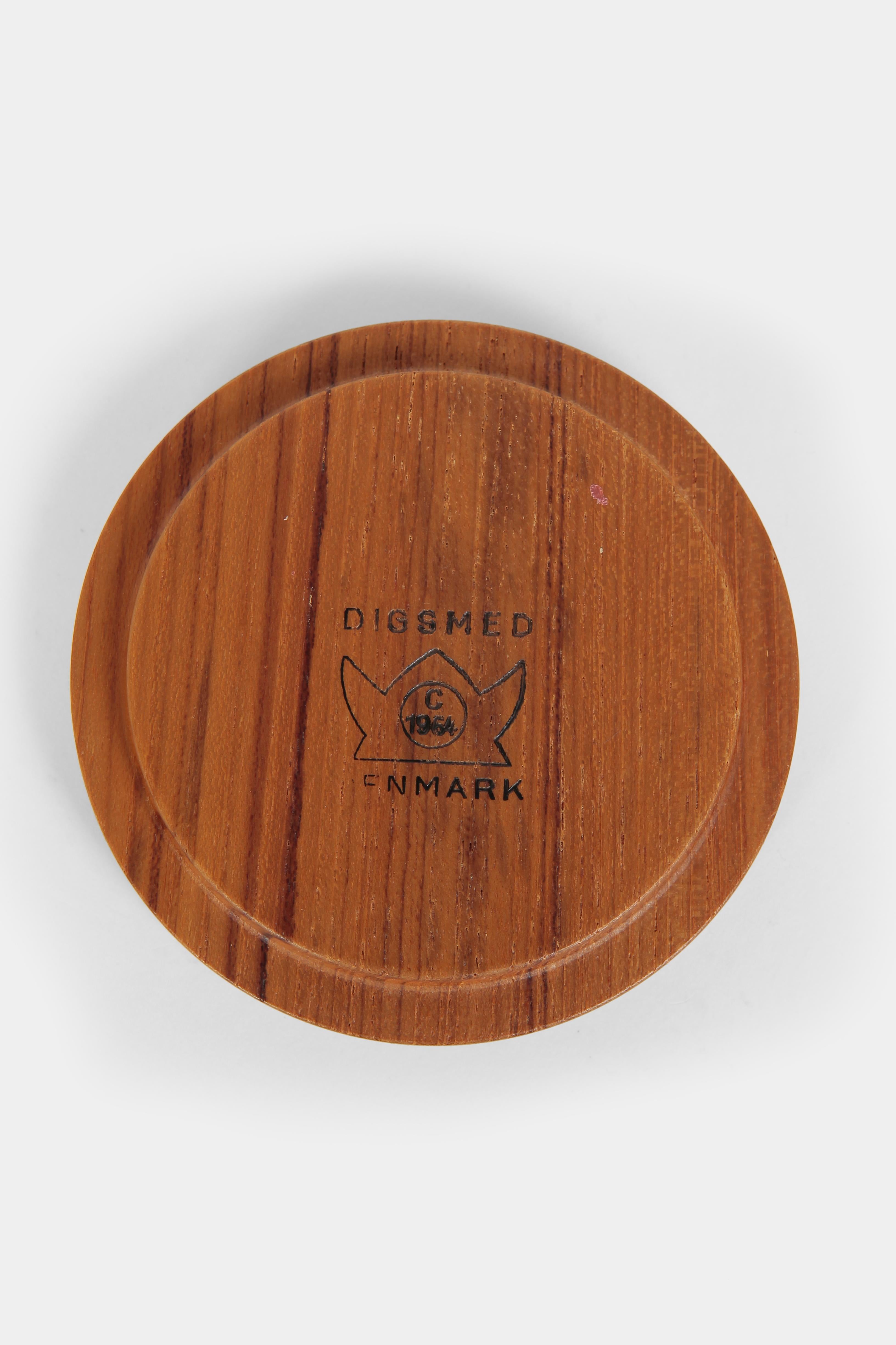 Digsmed Teak Coaster Denmark, 1970s 1