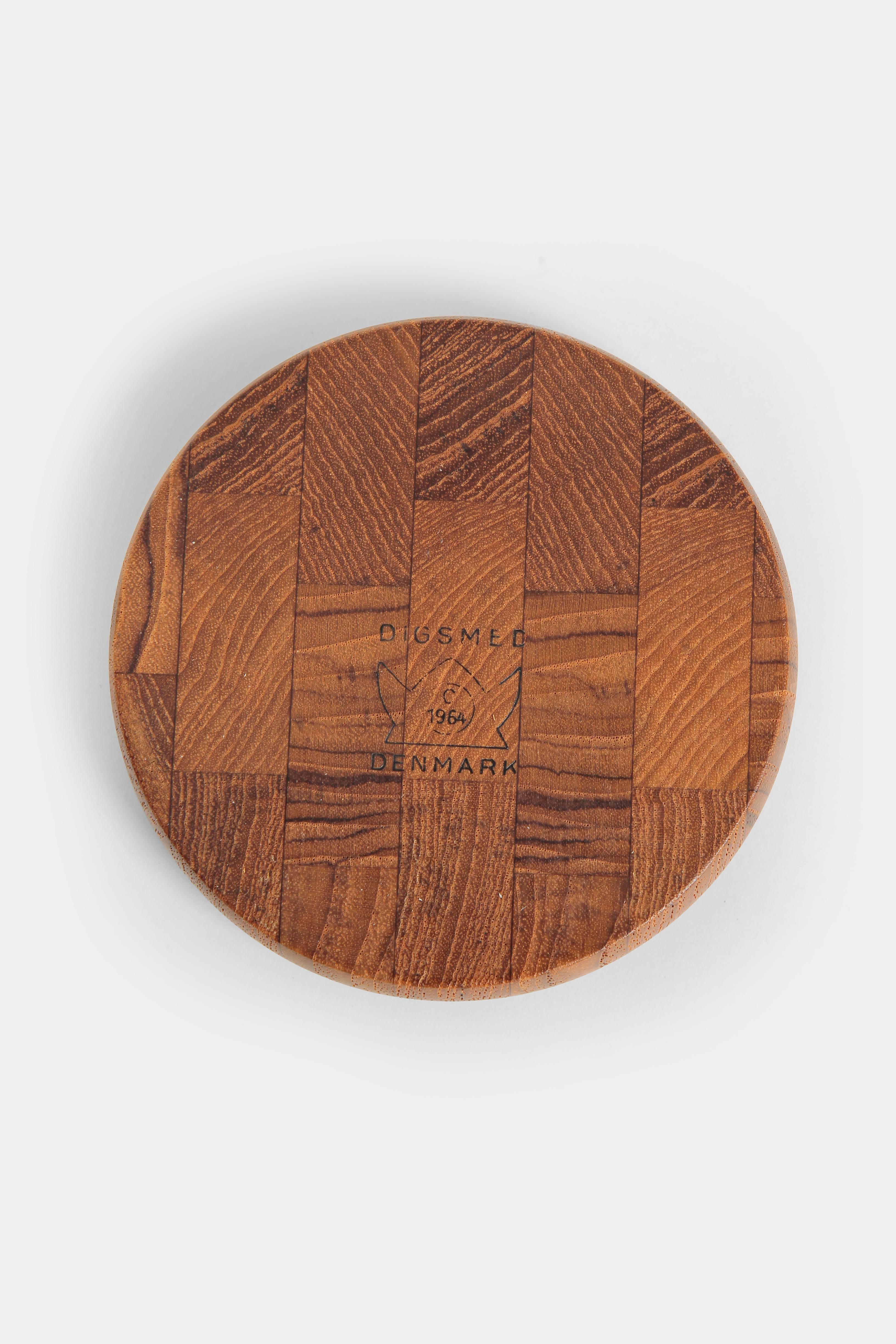 Digsmed Teak Coaster Denmark, 1970s 2