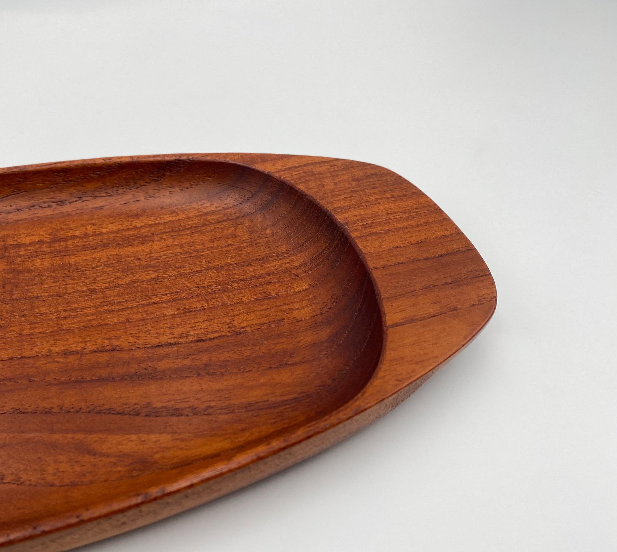 Digsmed Teak Tray, Denmark, 1960's  In Good Condition For Sale In Costa Mesa, CA