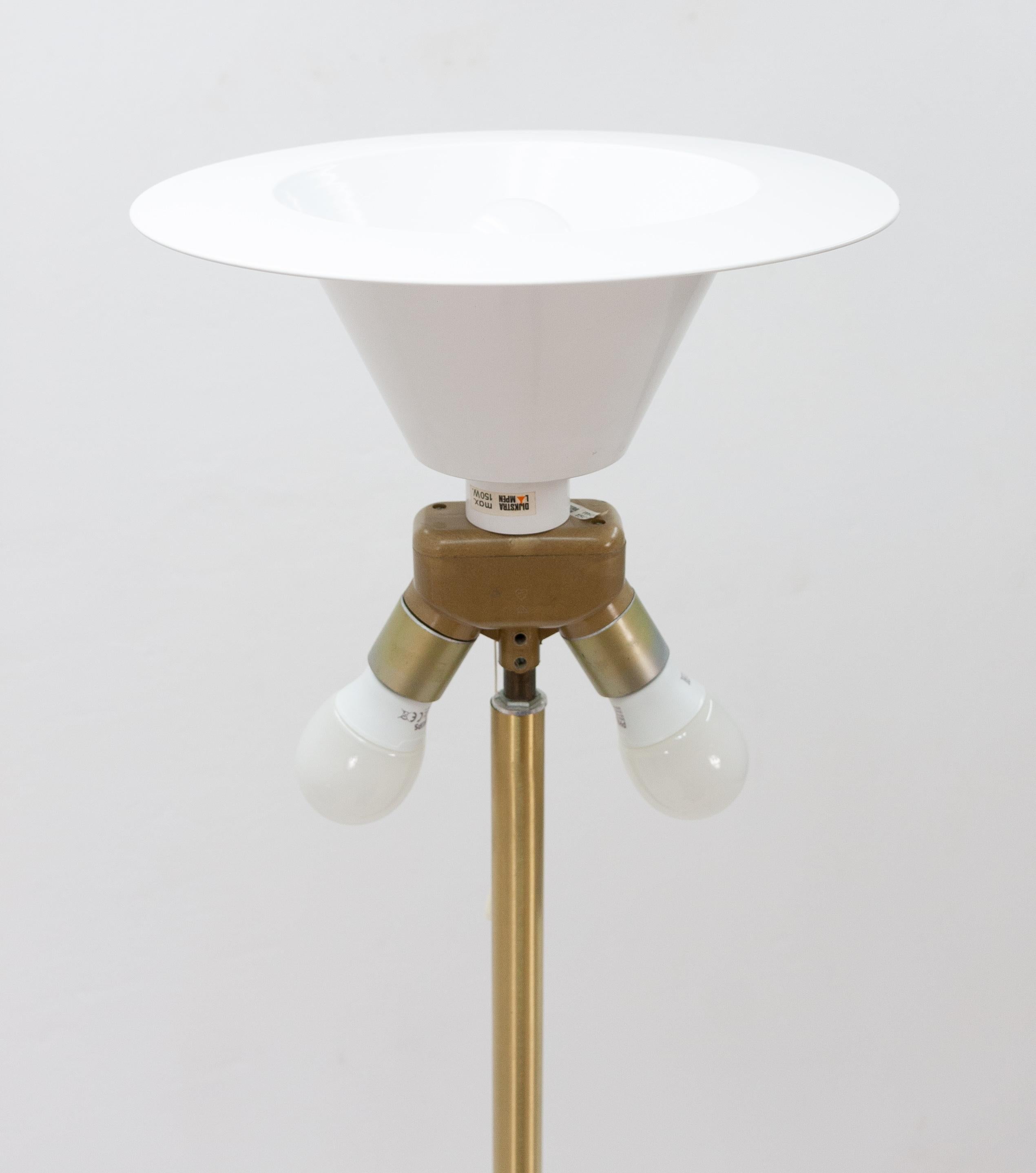 Dutch Dijkstra Brass Floor Lamp