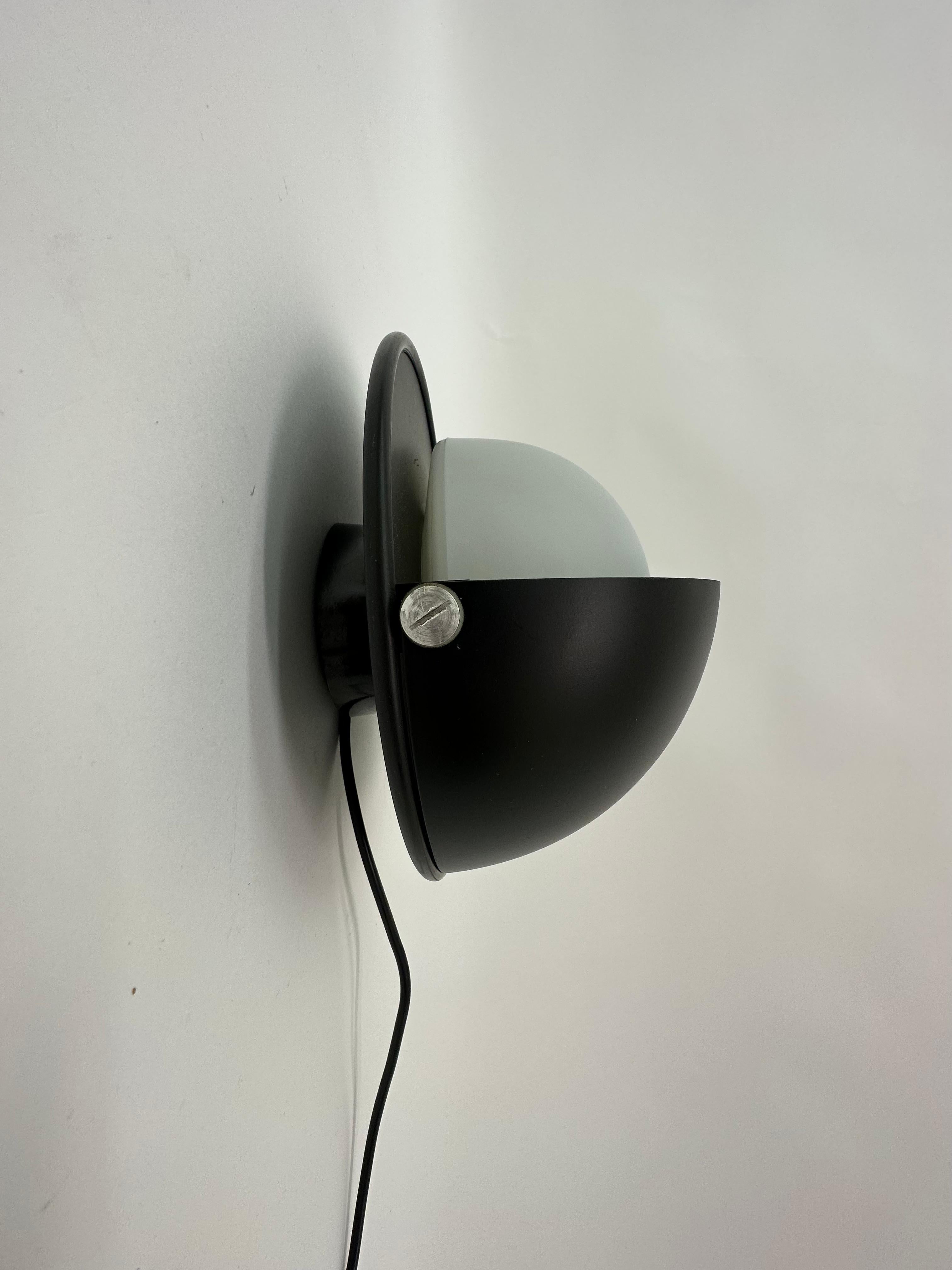 Metal Dijkstra Eclipse Wall Lamp, 1960s For Sale