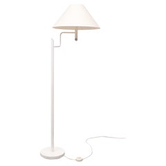 Dijkstra Holland White Floorlamp   1970s 