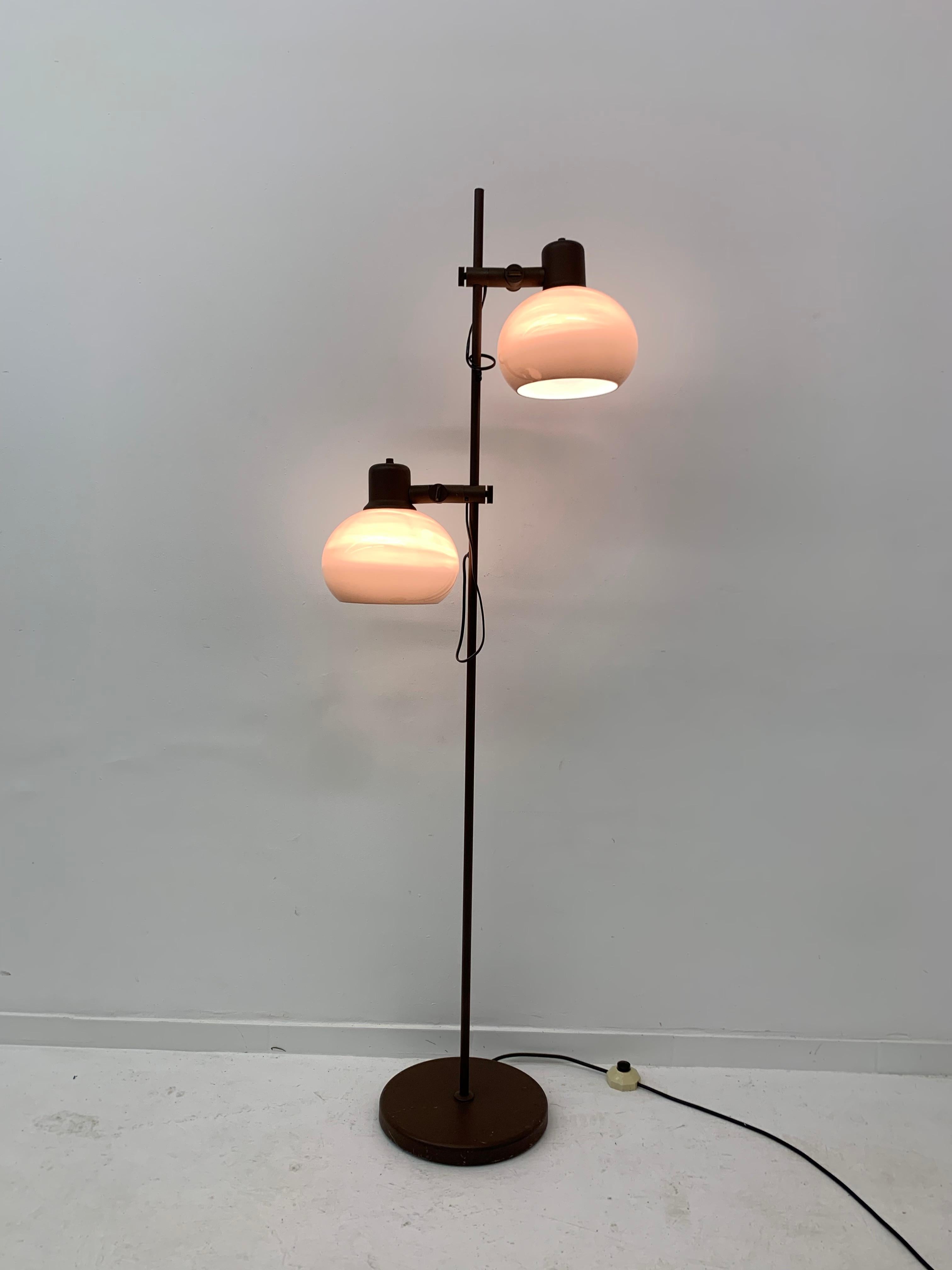 Metal Dijkstra Mushroom Space Age Design Floor Lamp Dutch Design Retro Vintage, 1970s For Sale